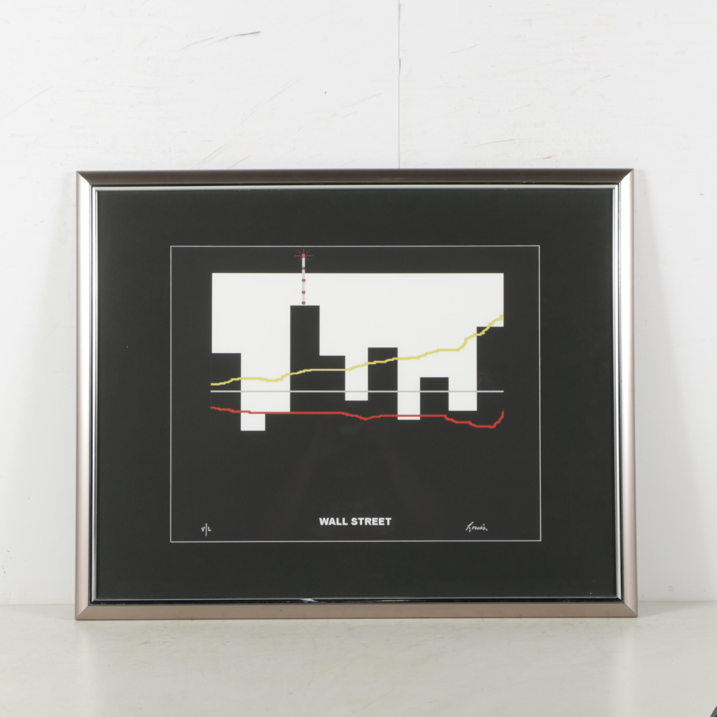 Louis Limited Edition Giclee "Wall Street"