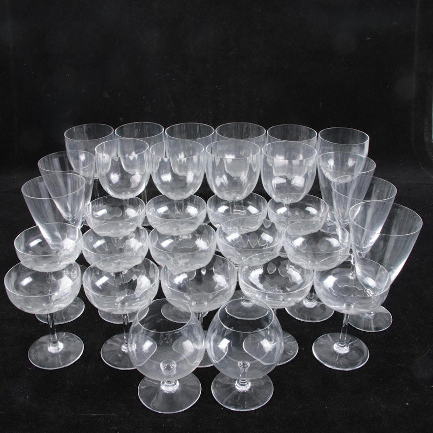 Collection of Baccarat Glass Stemware