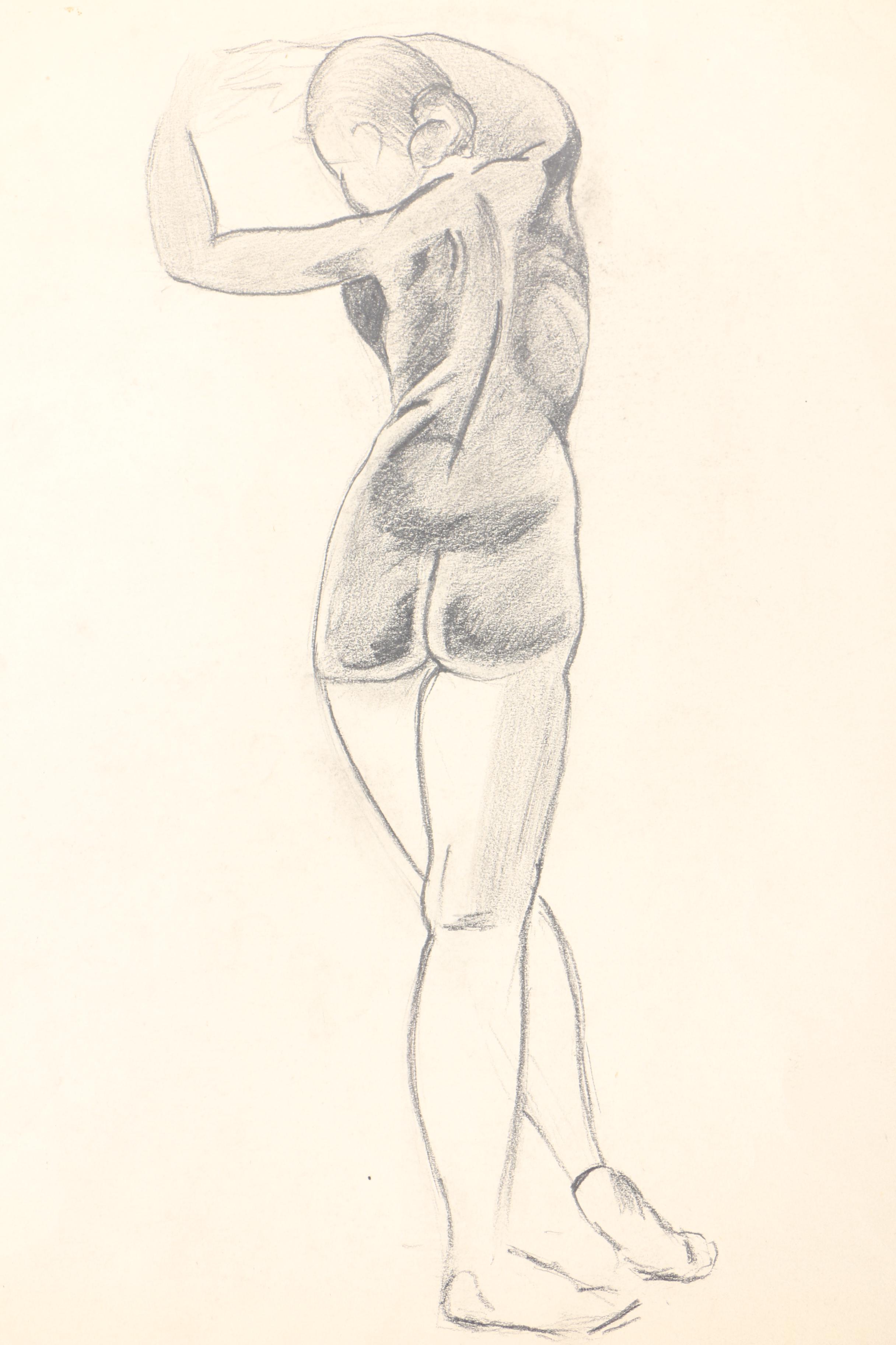 Charcoal Nude Figure Studies