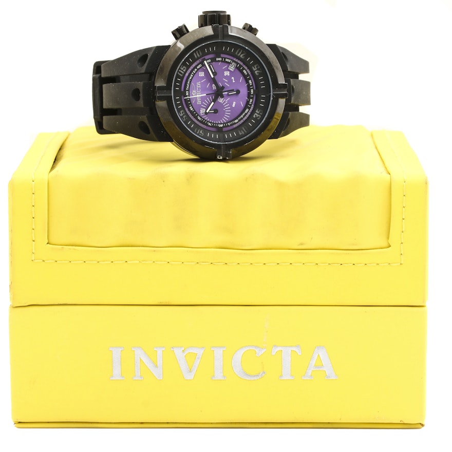 Invicta "I-Force" Stainless Steel Chronograph Wristwatch