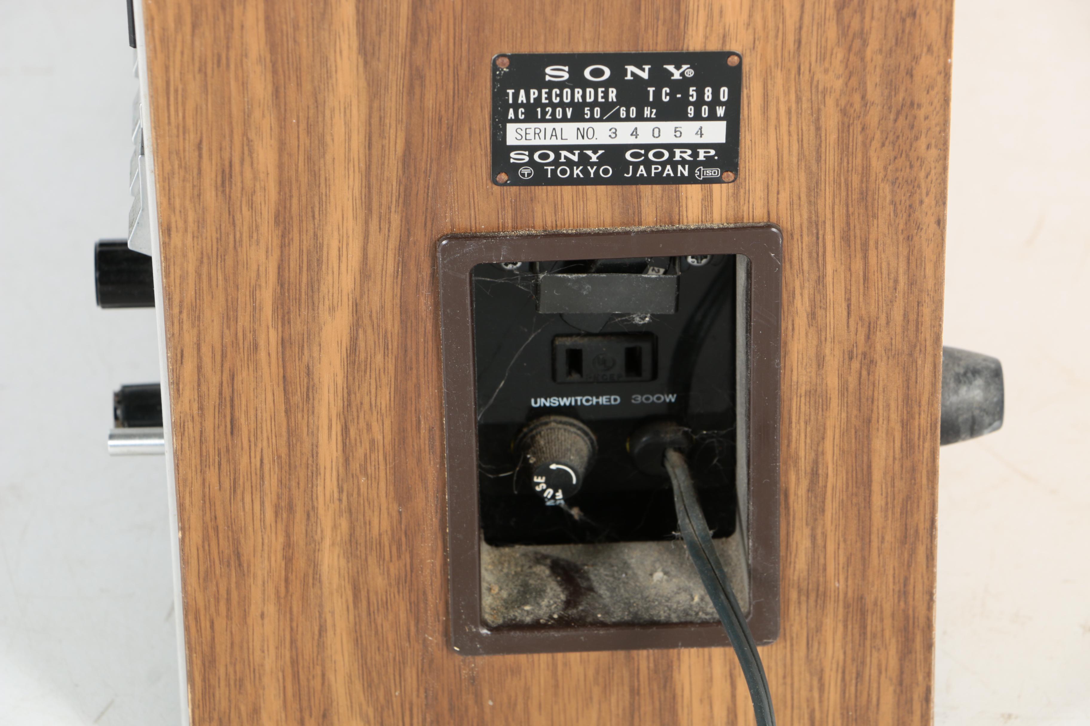 Sony Reel-to-Reel Tape Recorder