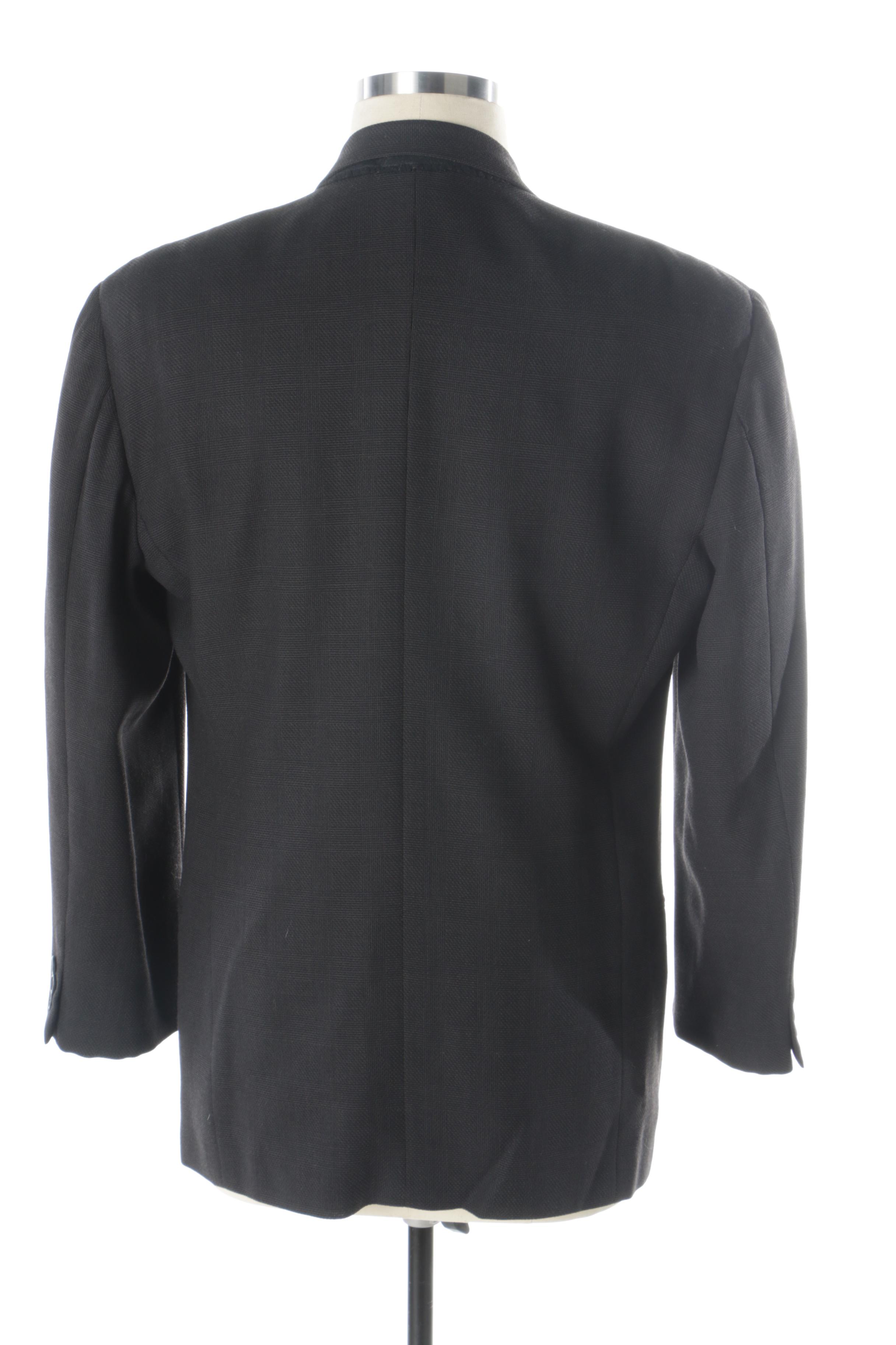 Men's Giorgio Armani Le Collezioni Brown Wool Blend Sport Coat