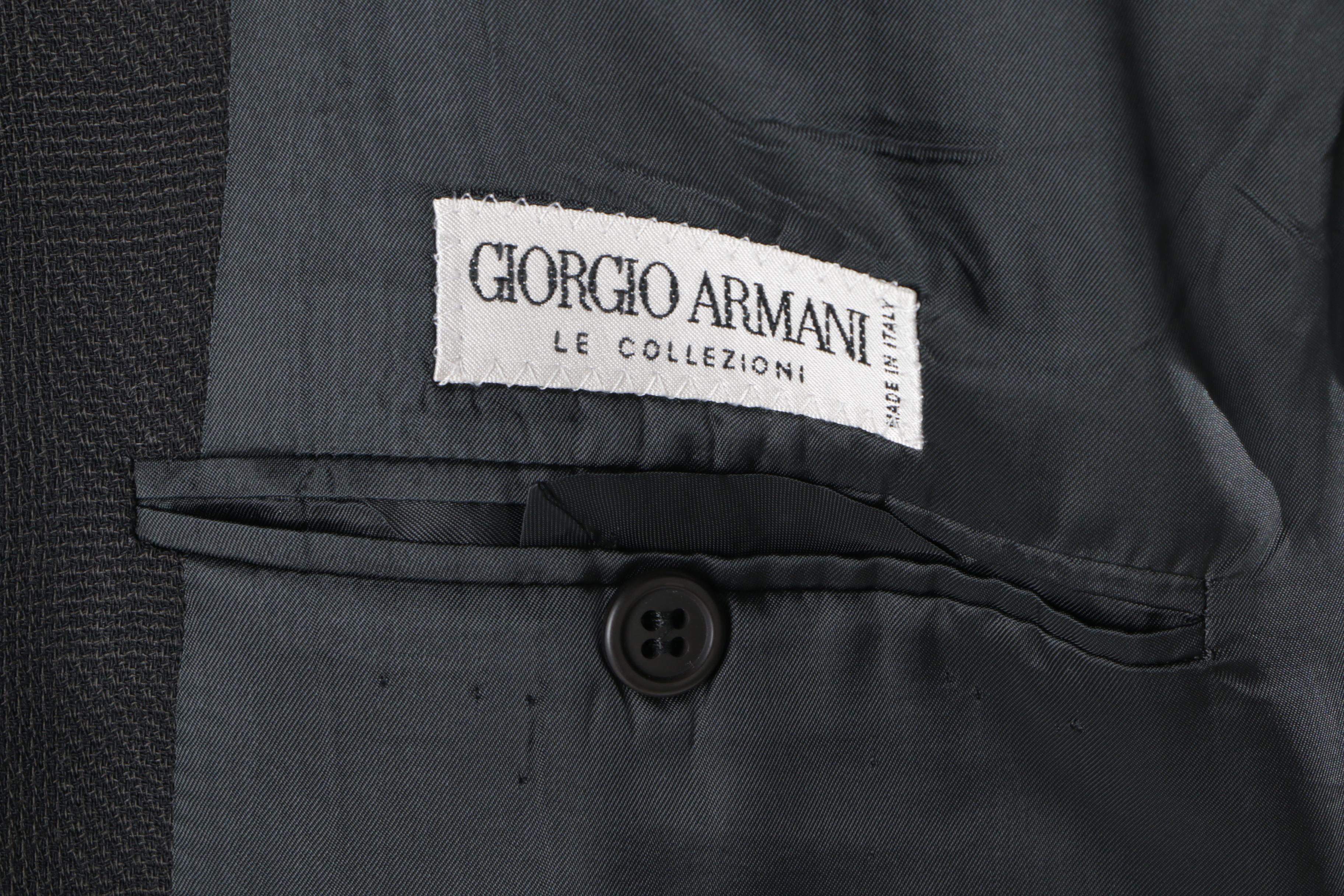 Men's Giorgio Armani Le Collezioni Brown Wool Blend Sport Coat