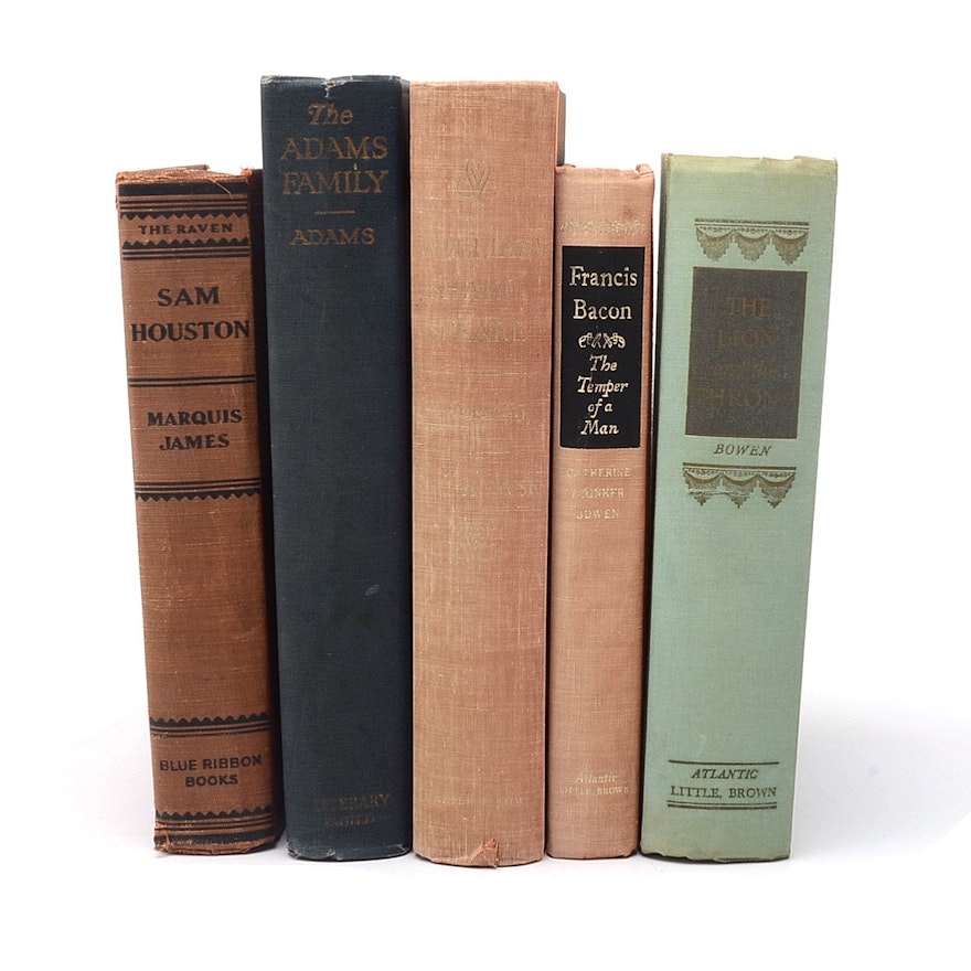 Vintage Hardcover Biographies