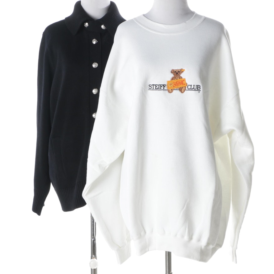 Steiff Club Sweatshirt and LAUREN Ralph Lauren Knit Cardigan