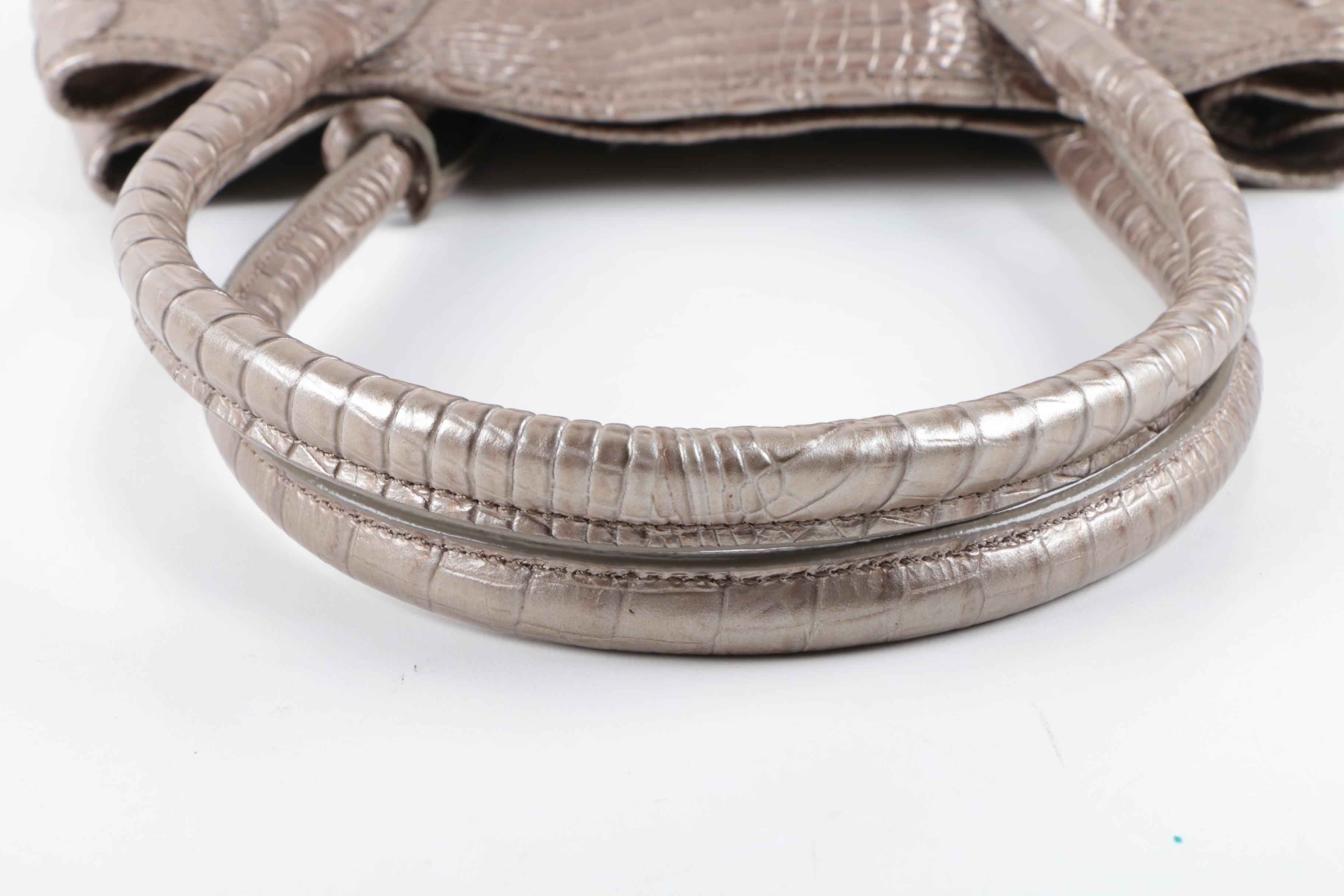 Brahmin Hornback Embossed Leather Handbag