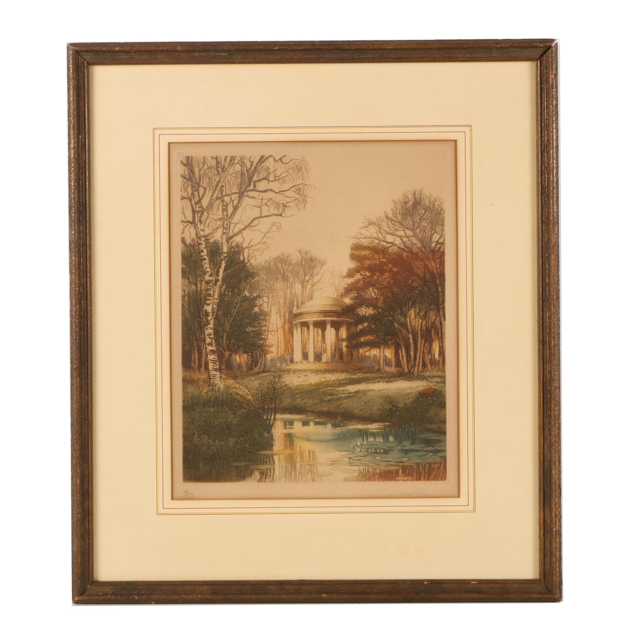 Limited Edition Color Etching on Paper