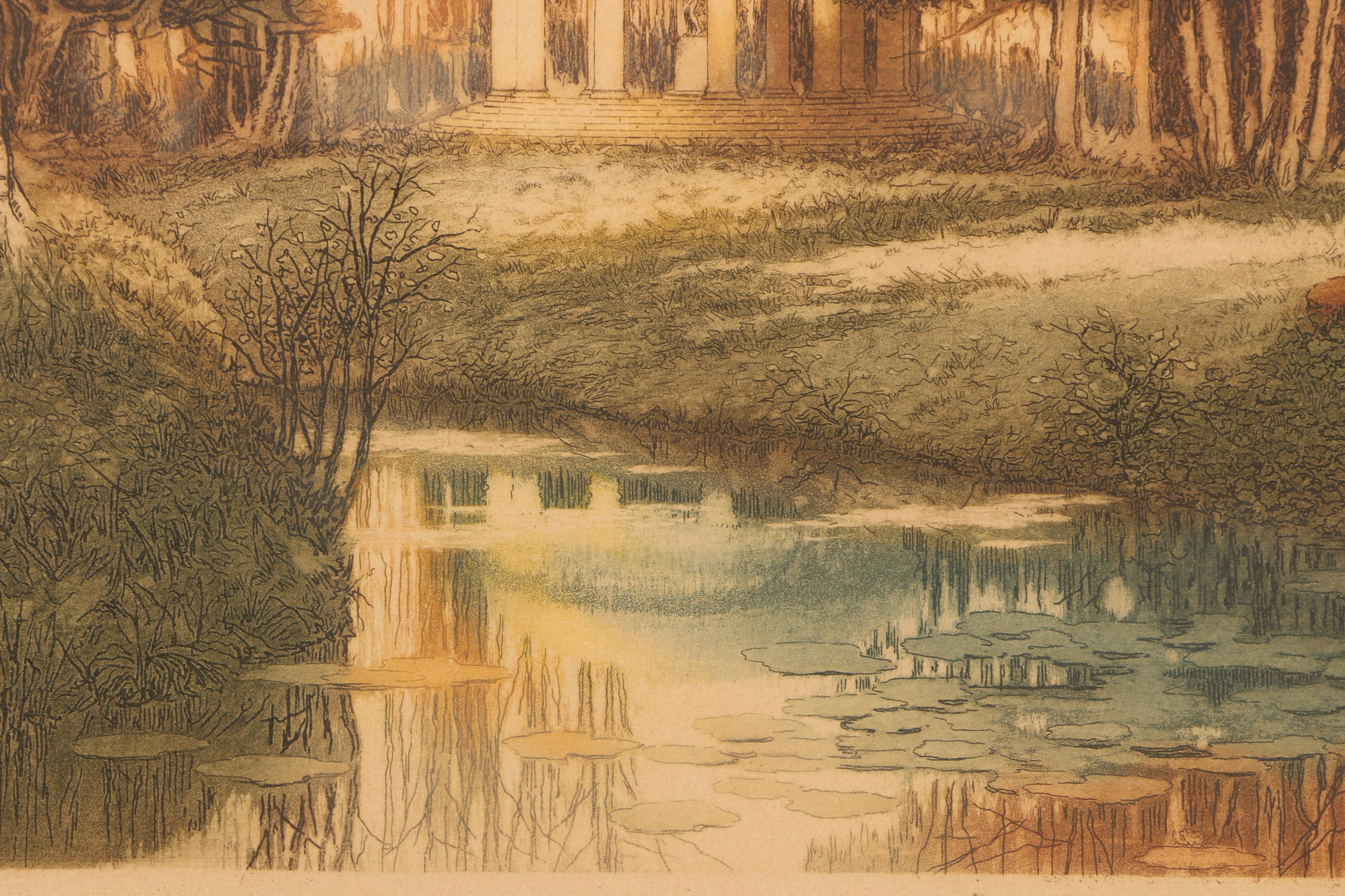 Limited Edition Color Etching on Paper