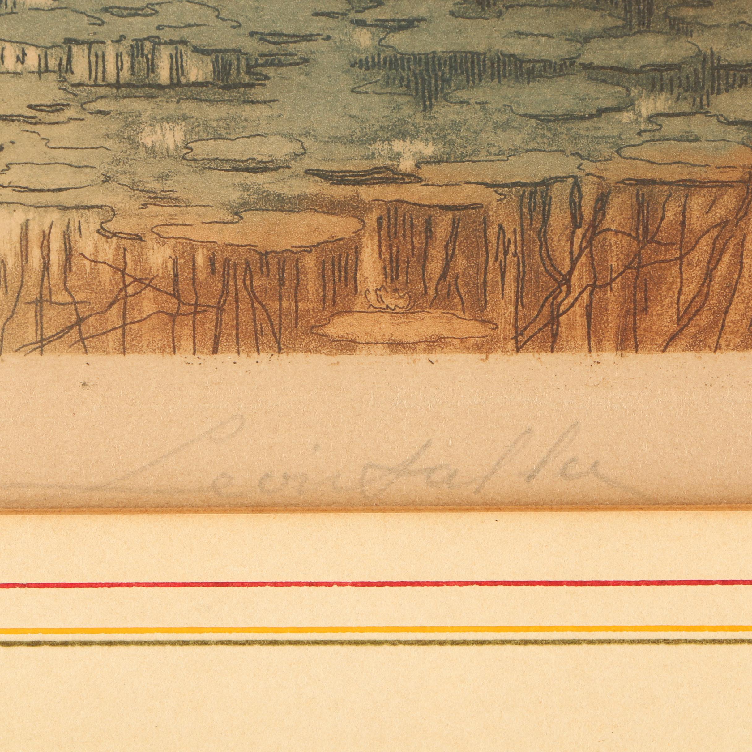 Limited Edition Color Etching on Paper