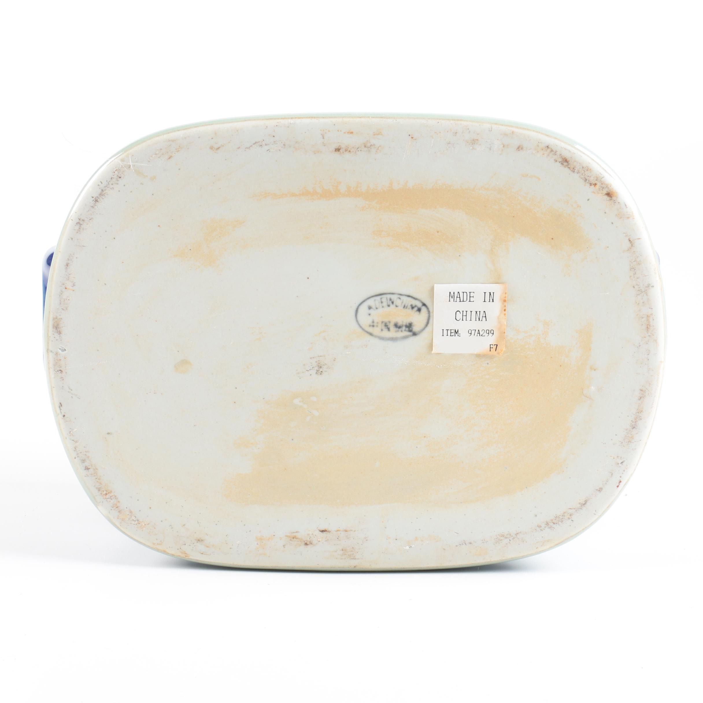 Chinese Vintage Blue and White Planters