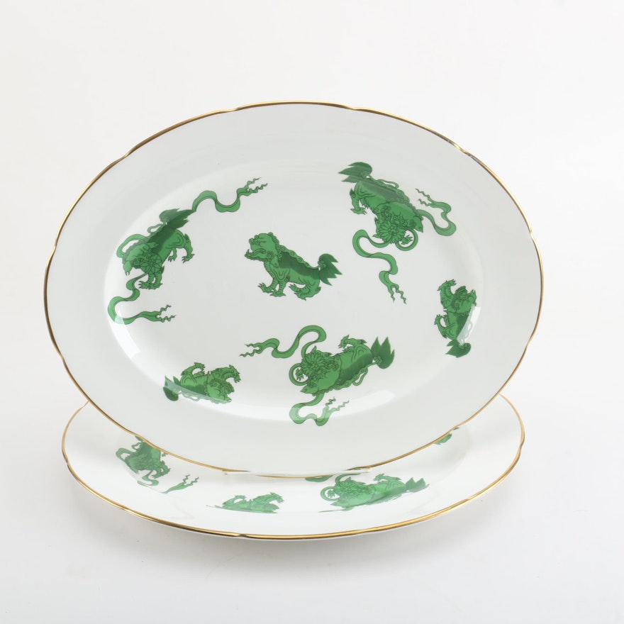 Wedgwood "Chinese Tigers" Serving Platters