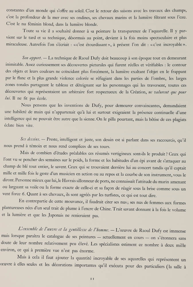 Portfolio of Serigraphs after Raoul Dufy