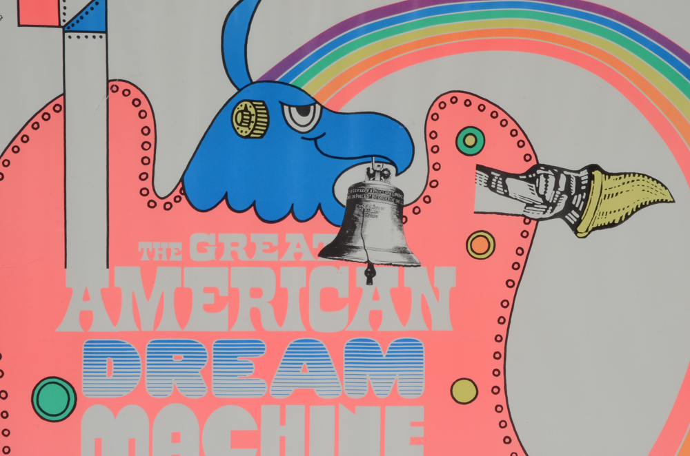 Elinor Bunin Lithographic Print "The Great American Dream Machine"