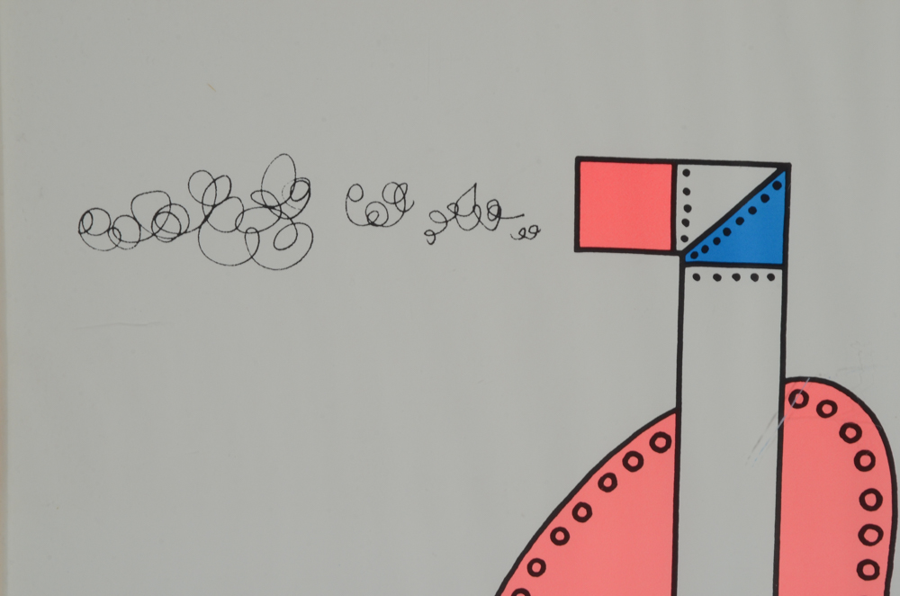 Elinor Bunin Lithographic Print "The Great American Dream Machine"