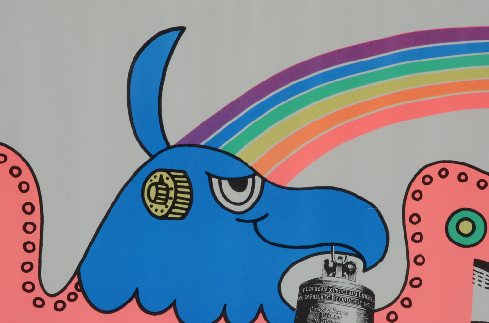 Elinor Bunin Lithographic Print "The Great American Dream Machine"