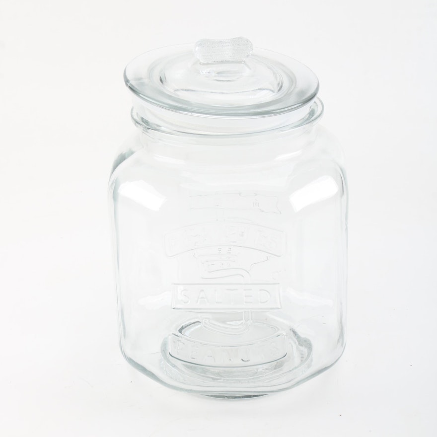 Peanut Glass Canister