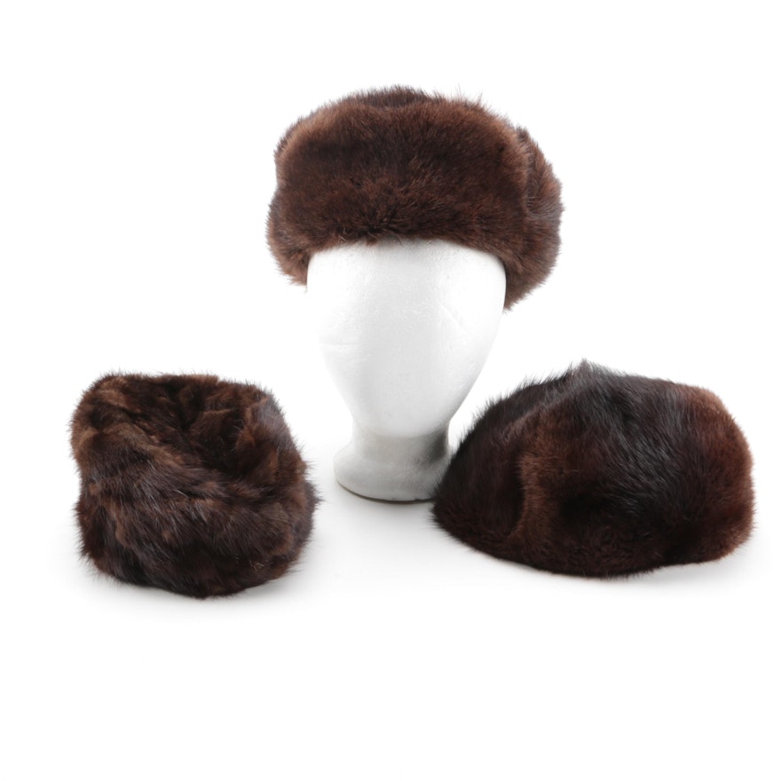 Possum and Mink Fur Hats