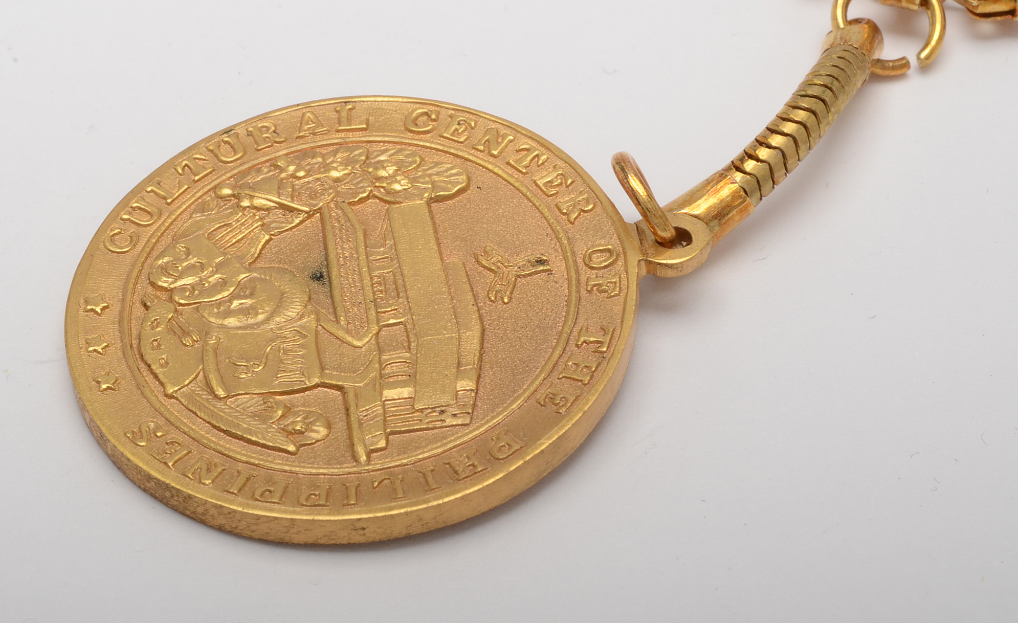 Solid Brass Key Chains Honoring Ferdinand and Imelda Marcos