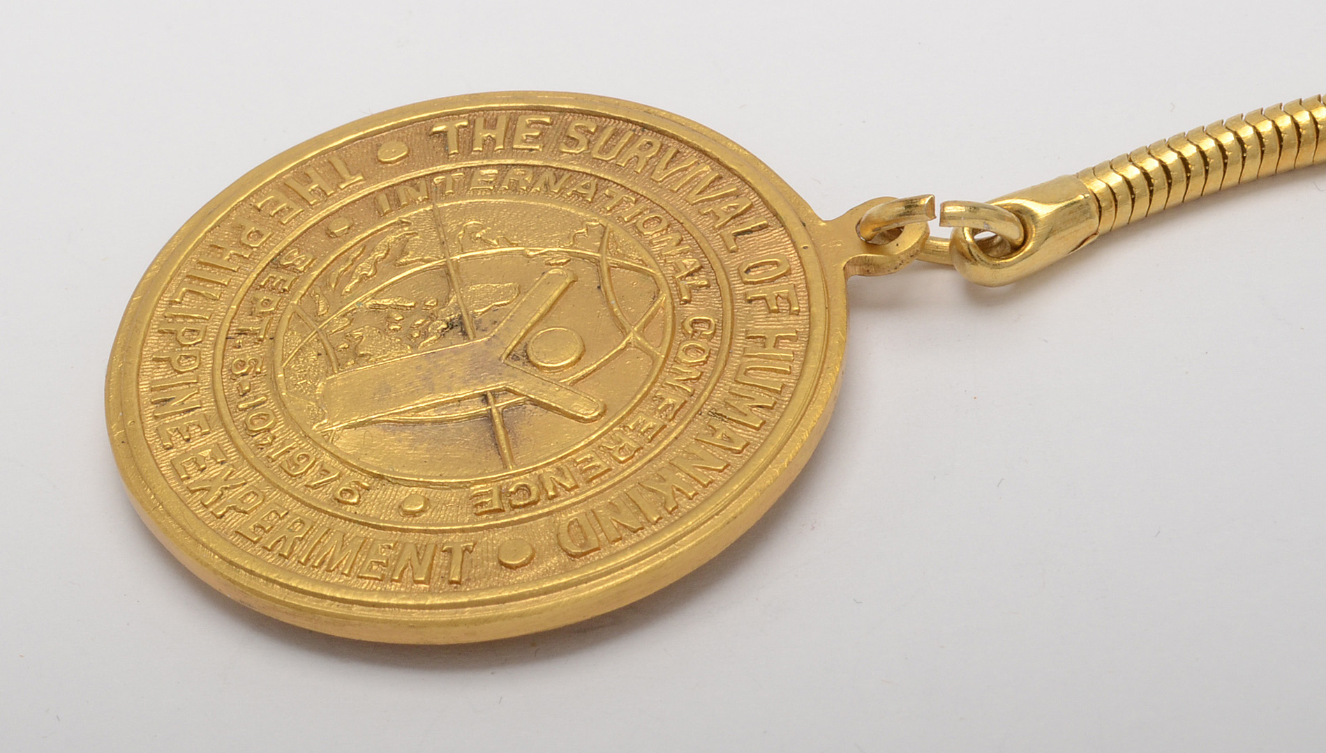 Solid Brass Key Chains Honoring Ferdinand and Imelda Marcos
