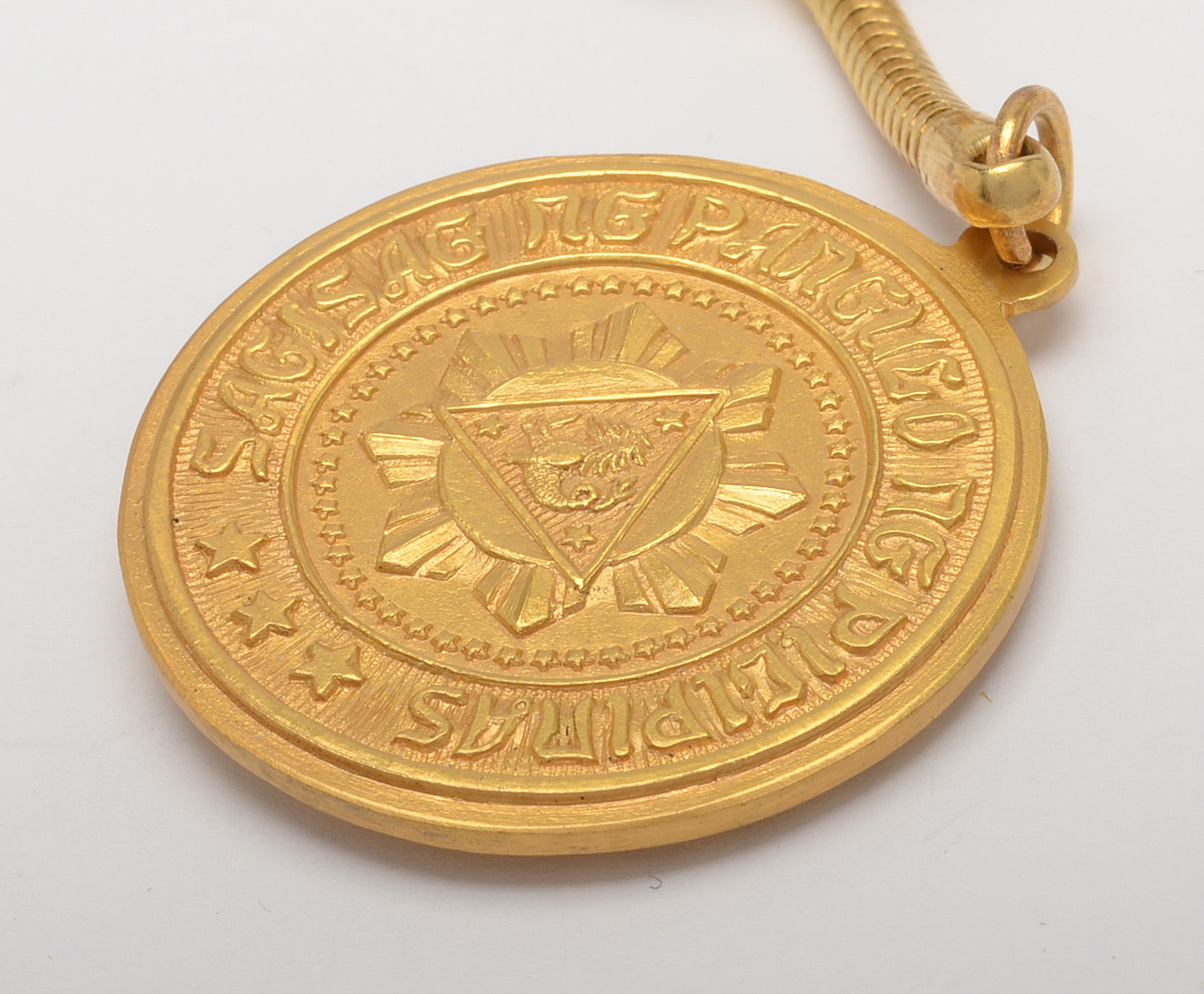 Solid Brass Key Chains Honoring Ferdinand and Imelda Marcos