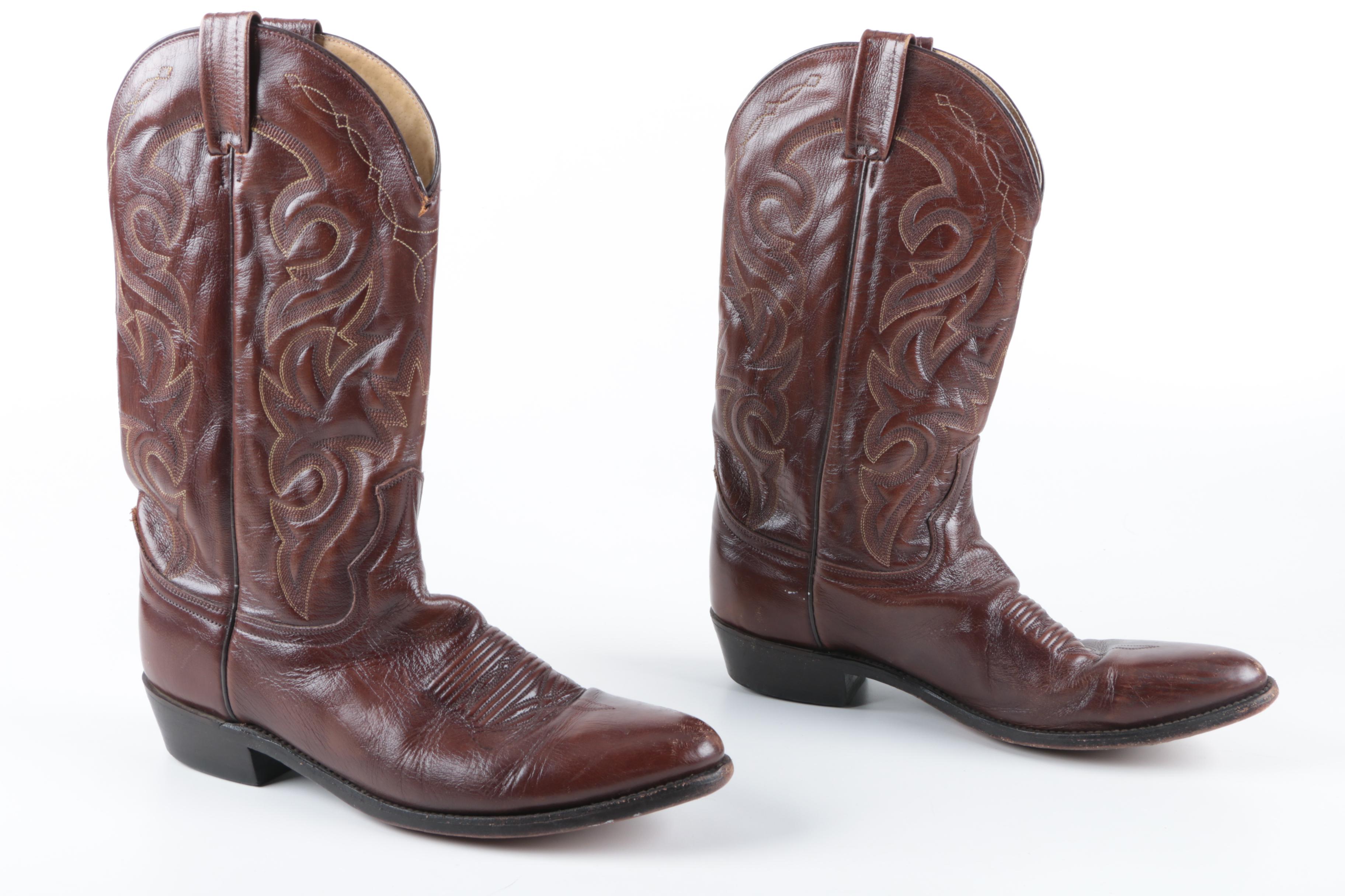 Dan Post Brown Leather Boots