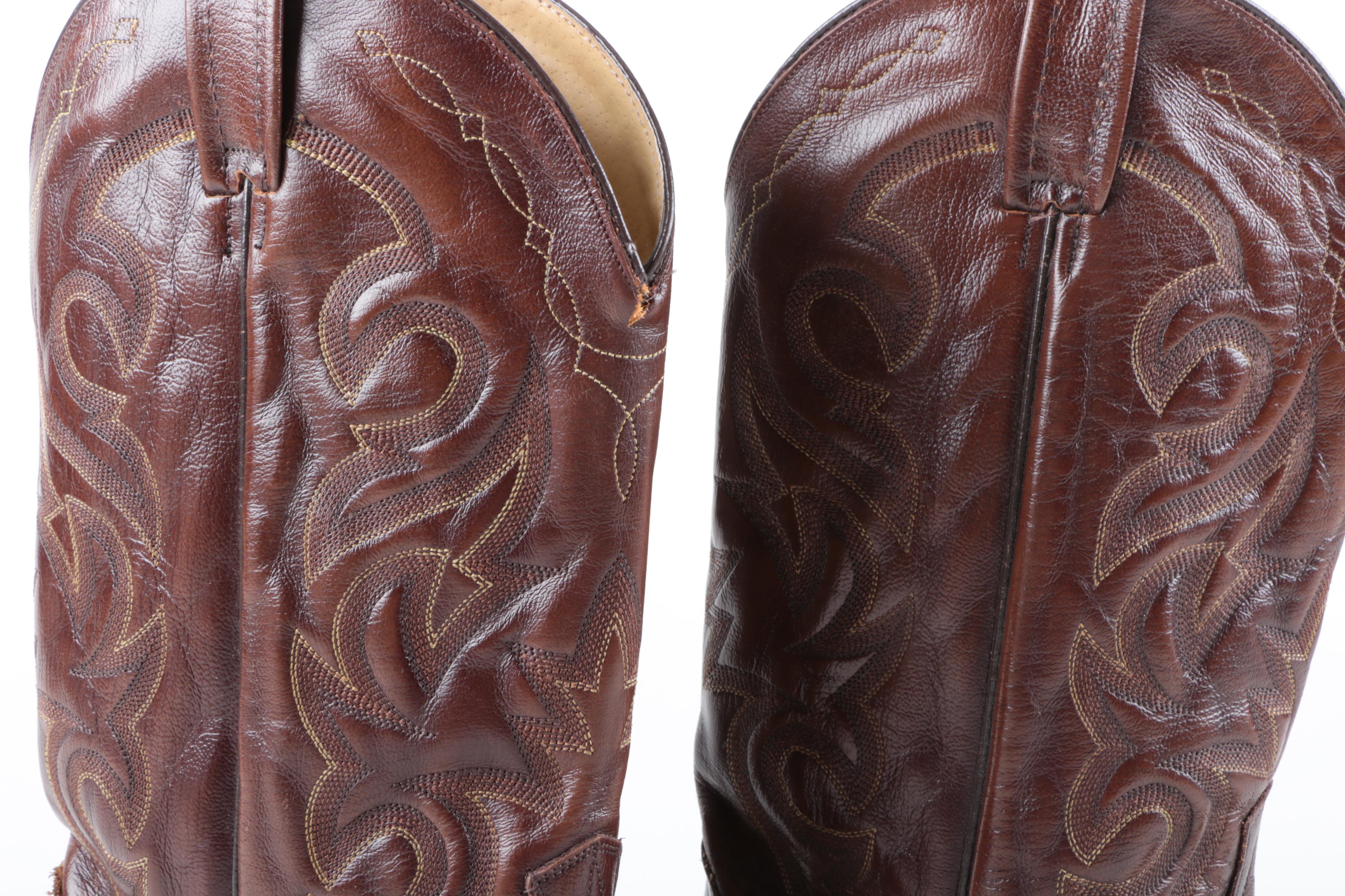 Dan Post Brown Leather Boots