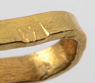 18K Gold Lapis Lazuli Egyptian Revival Necklace