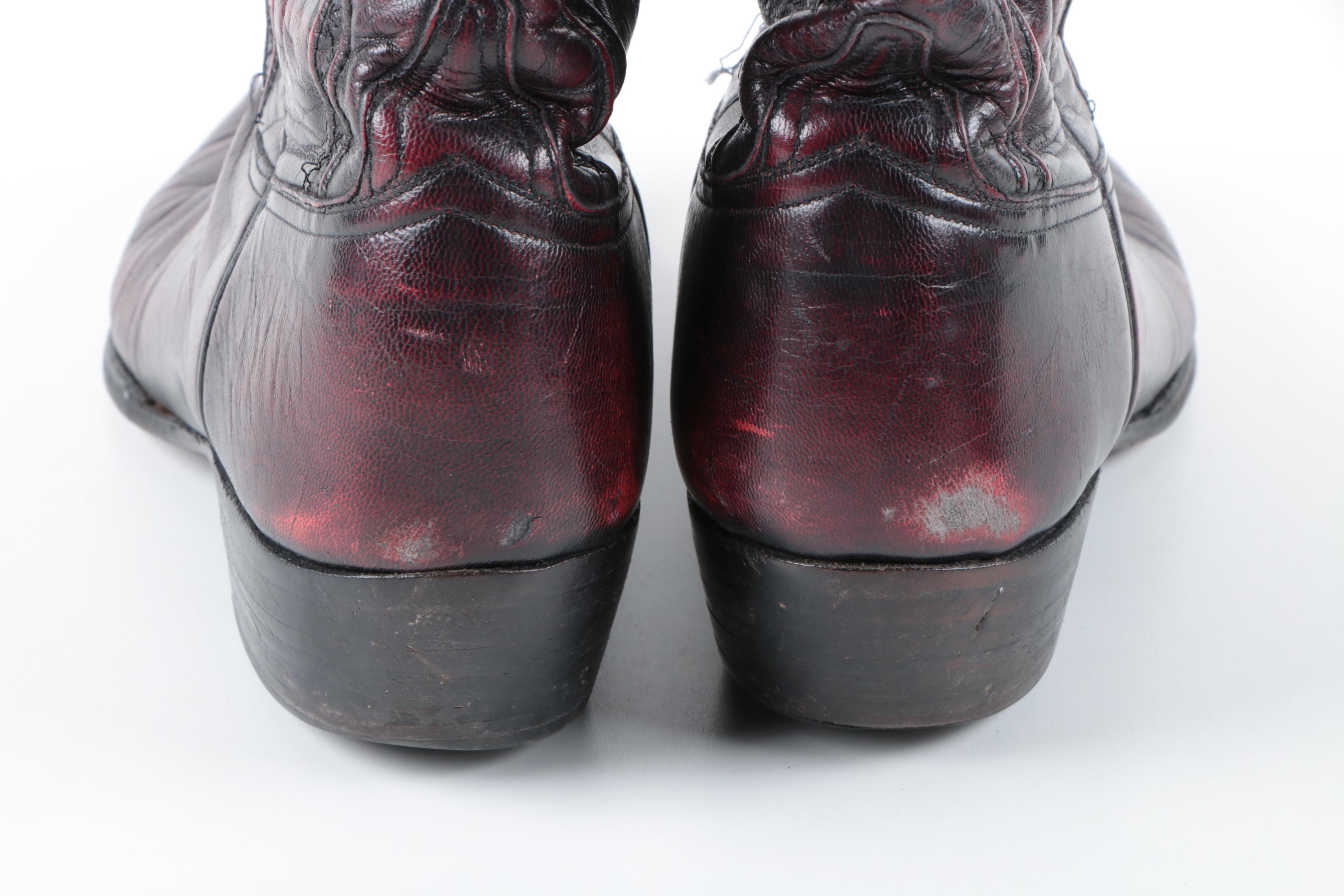 Men's Lucchese Leather Cowboy Boots