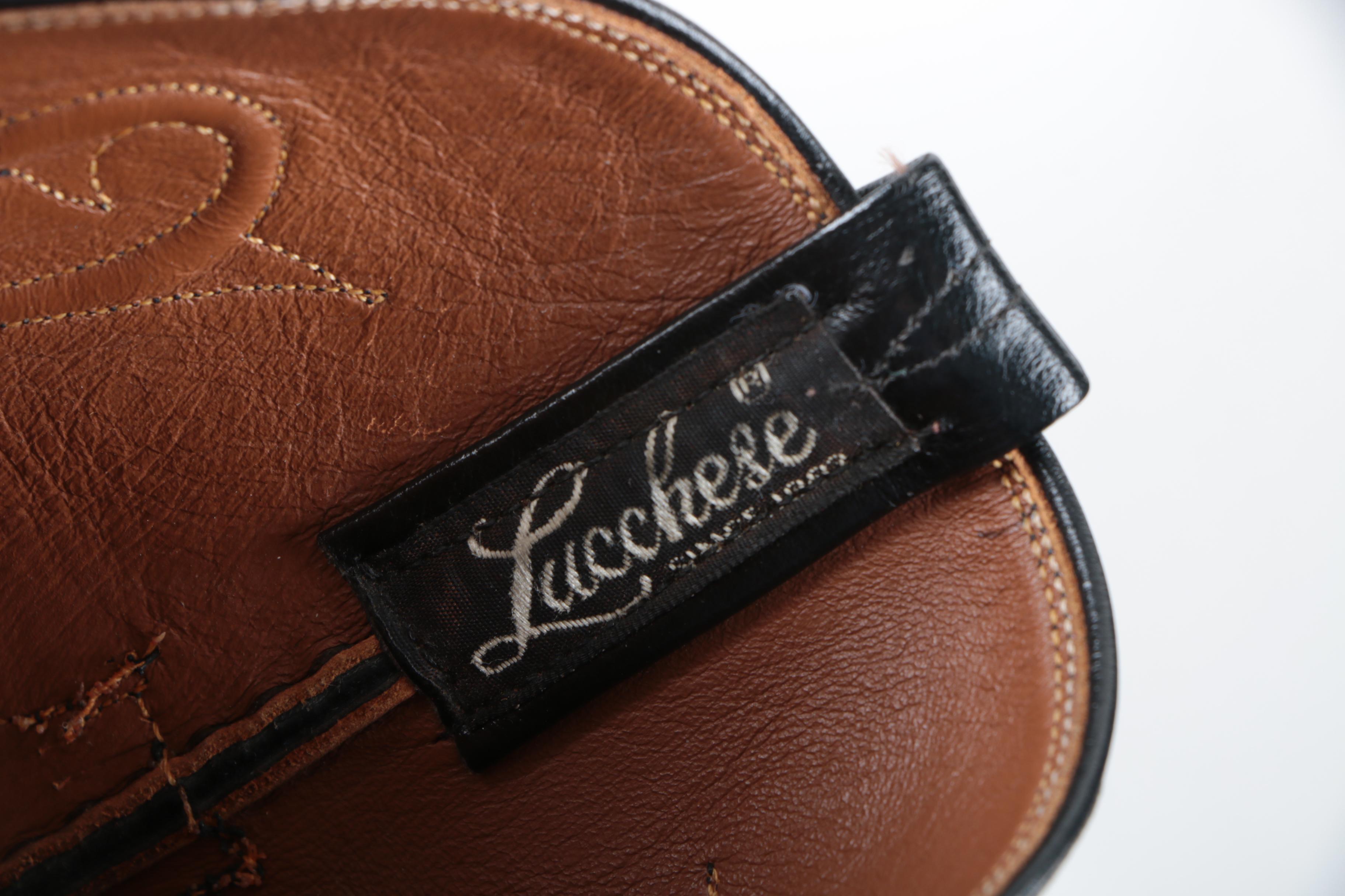 Men's Lucchese Leather Cowboy Boots