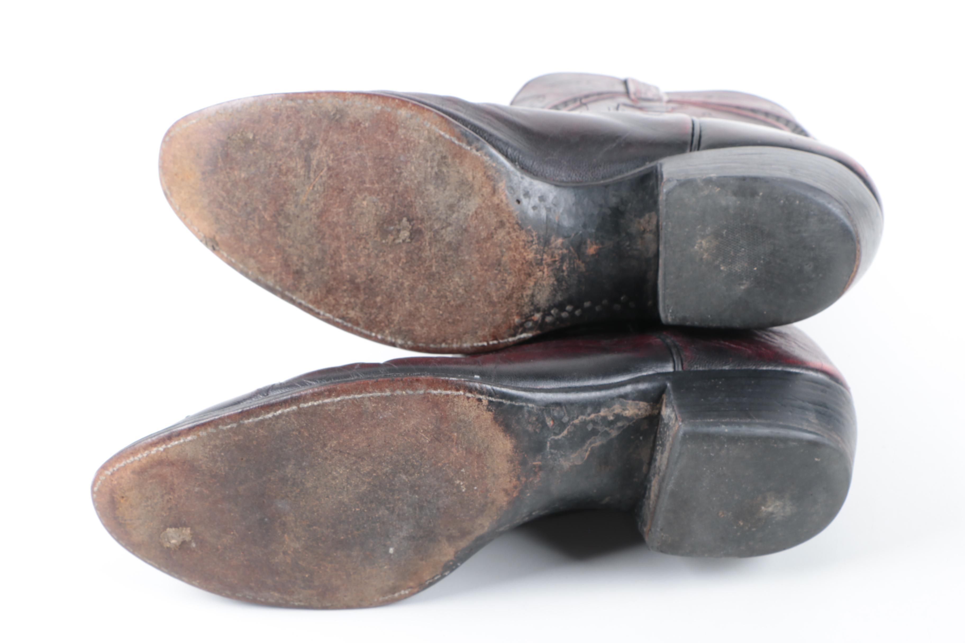 Men's Lucchese Leather Cowboy Boots