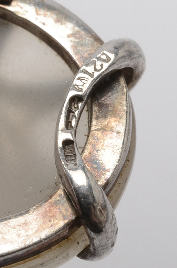 Sterling Silver Nautical Bracelet and Middle Easter Cross Pendant