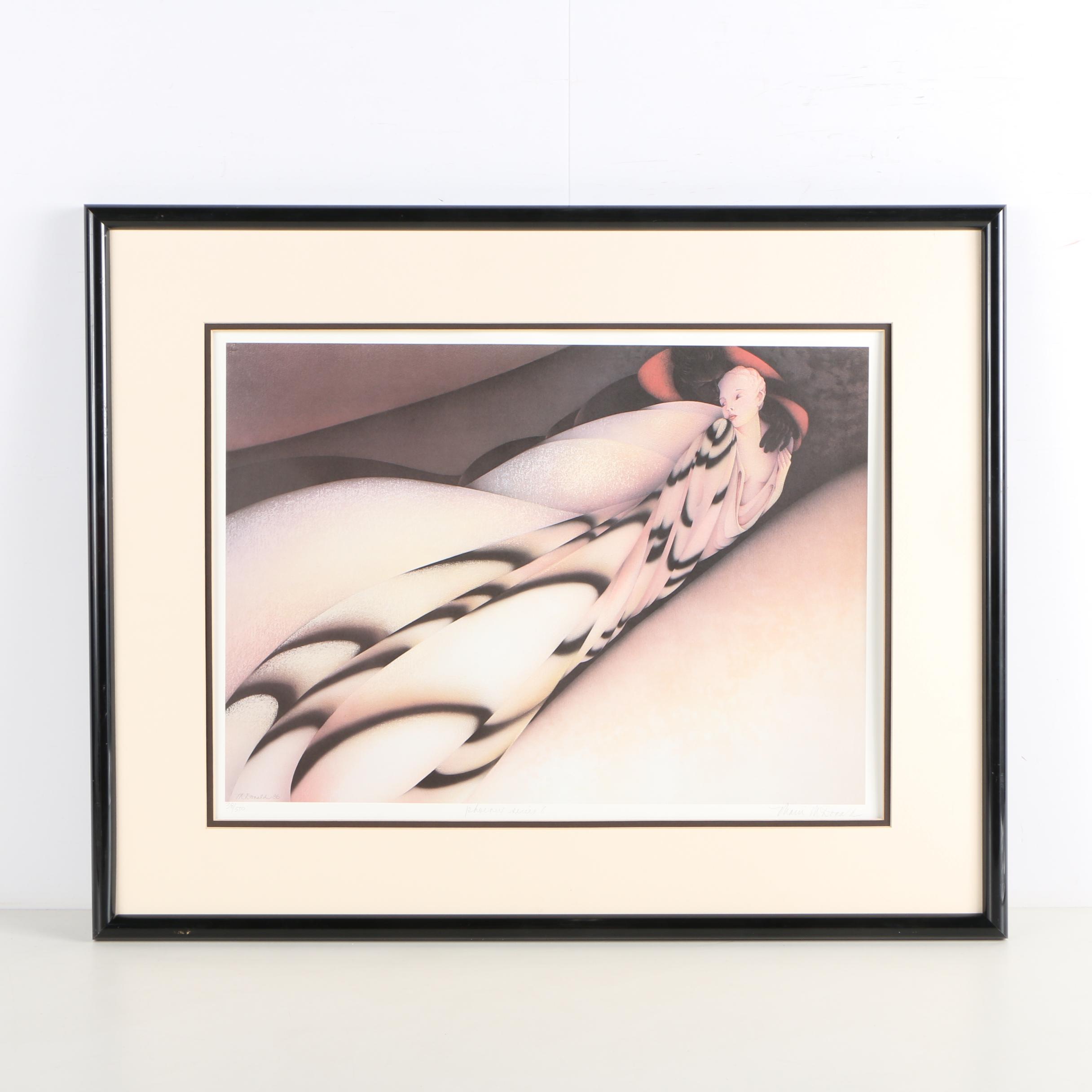 Marci McDonald "Phoenix Series 8" Limited Edition Offset Lithograph
