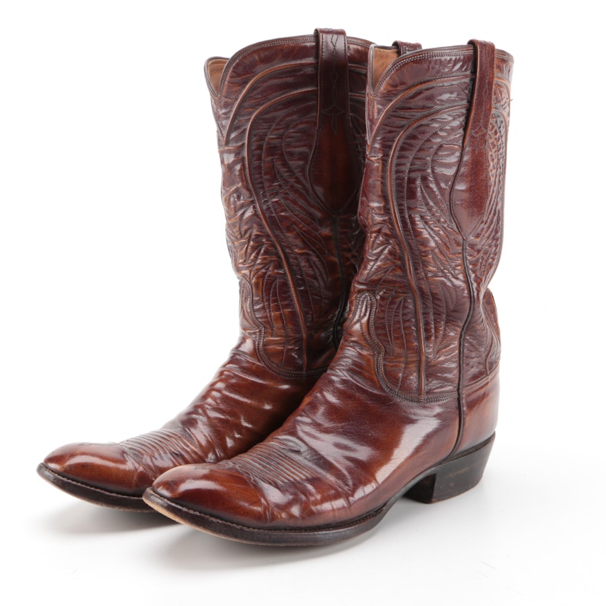 Men's Lucchese Handcrafted Classics Seville Goatskin Cowboy Boots