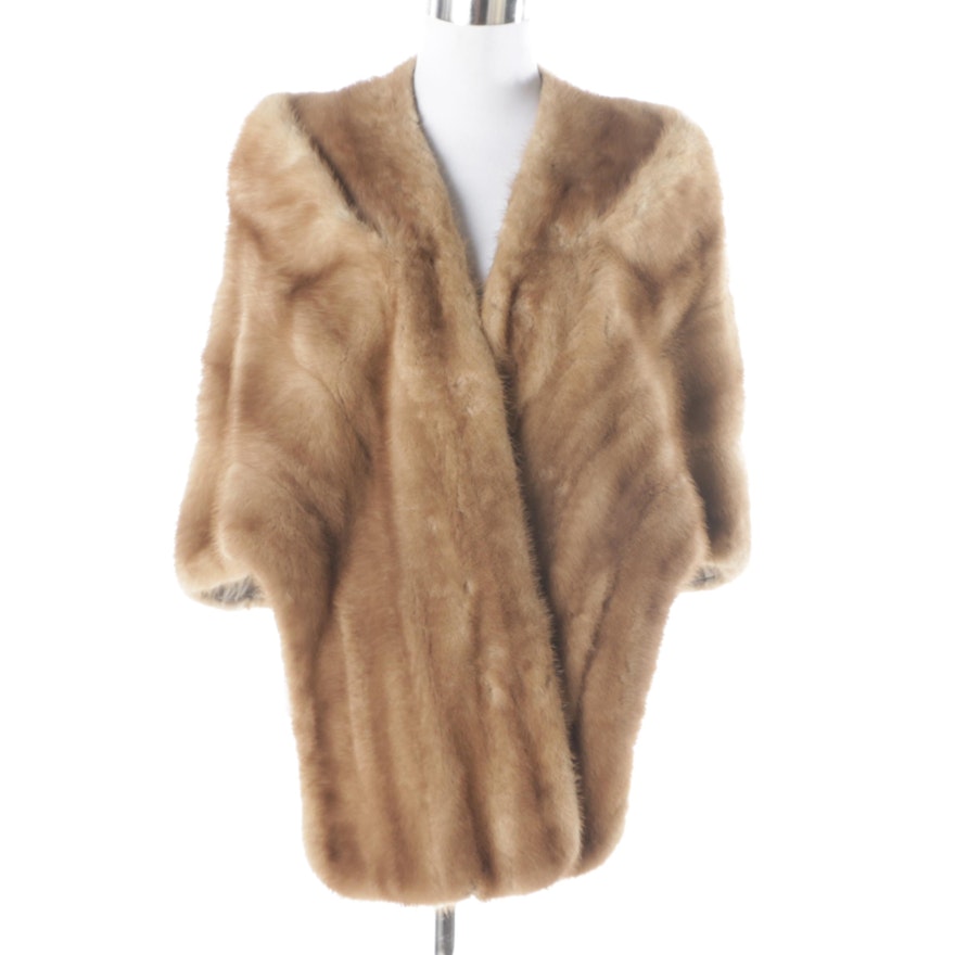 Vintage Mink Fur Stole