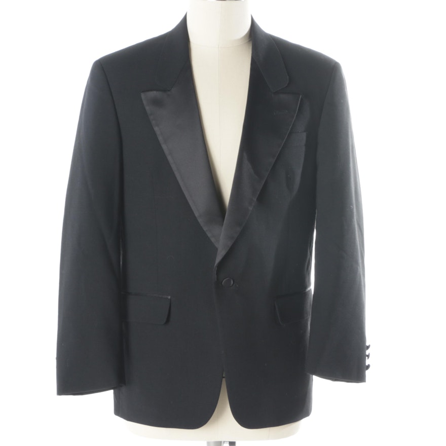 Men's Christian Dior Wool Tuxedo Jacket