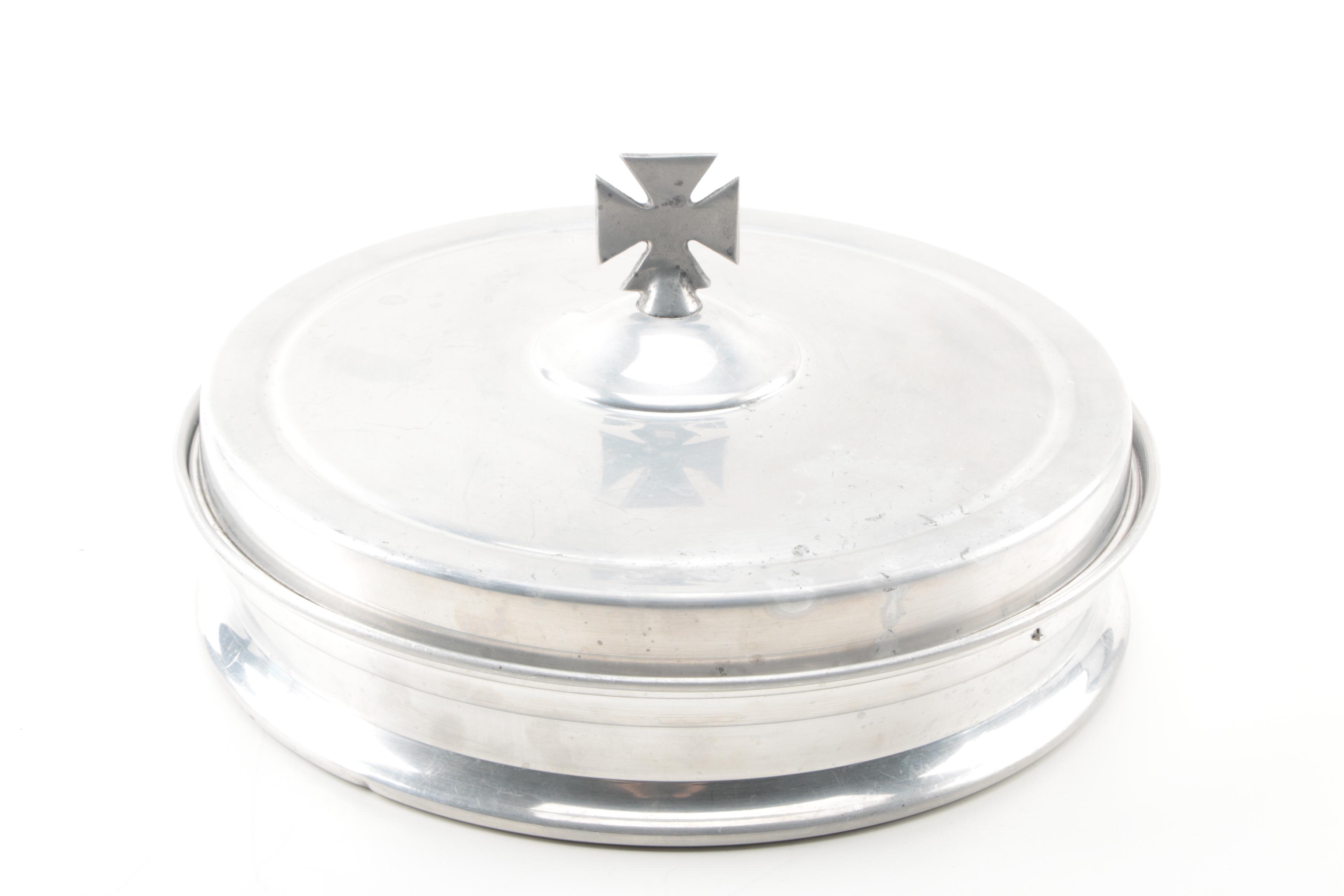 Thomas C. Ser. Co. Stainless Religious Wine Tray