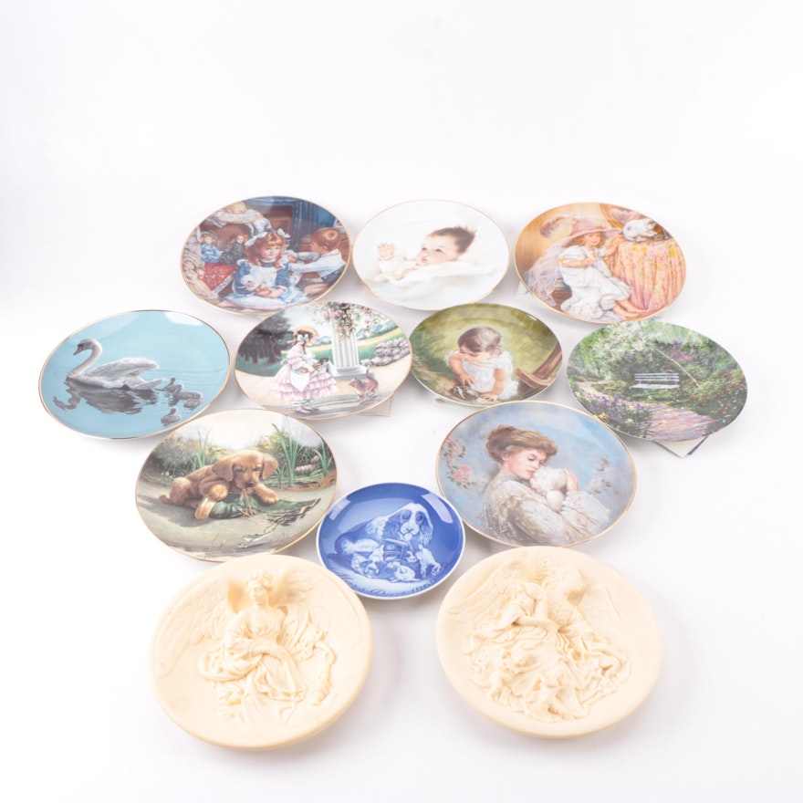 Porcelain and Resin Collector Plates, Including Bing & Grøndahl and Reco