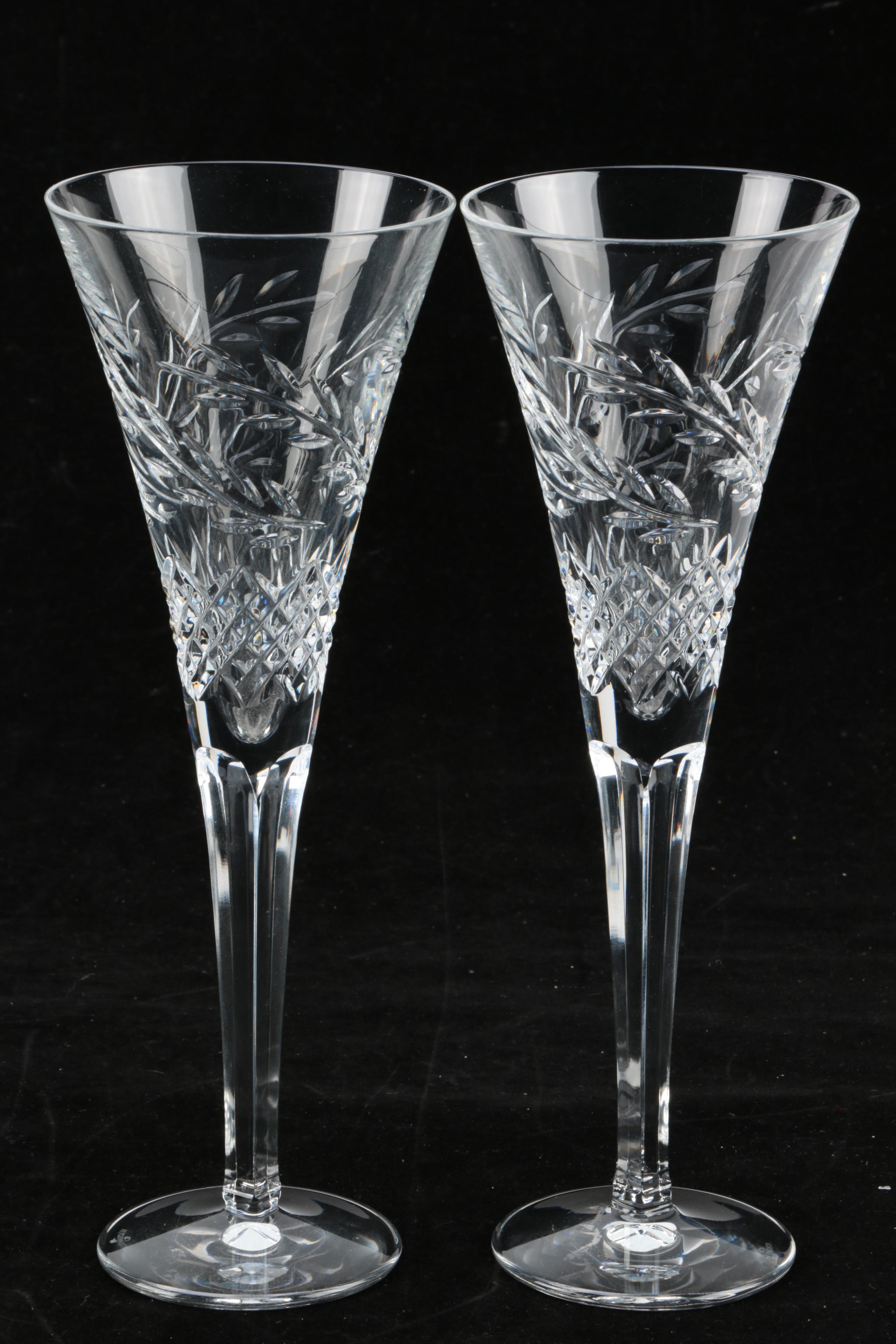 Waterford Crystal "Celebration Success" Toasting Flutes