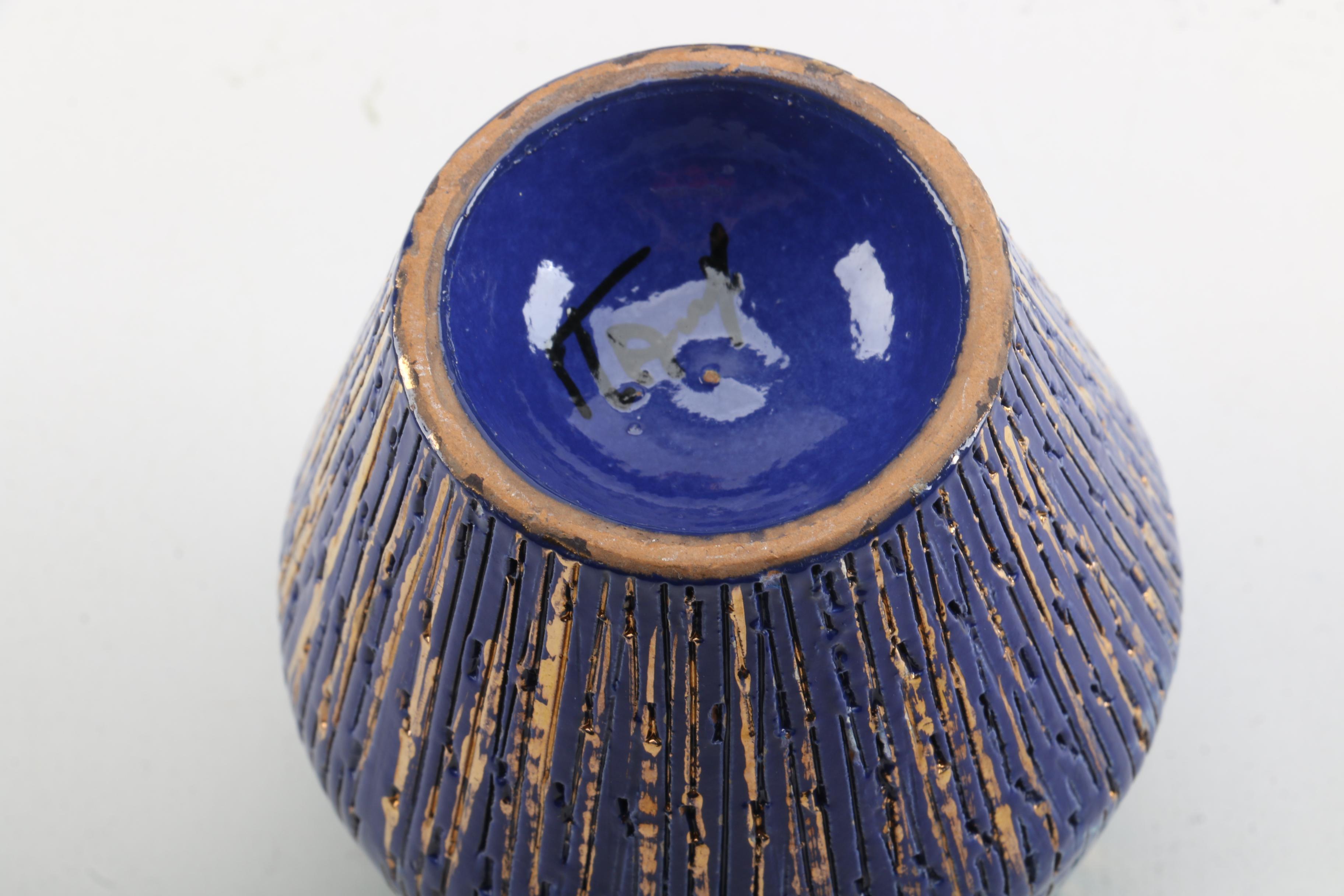 Mid Century Italian Elbee Pottery Vases and Bowl