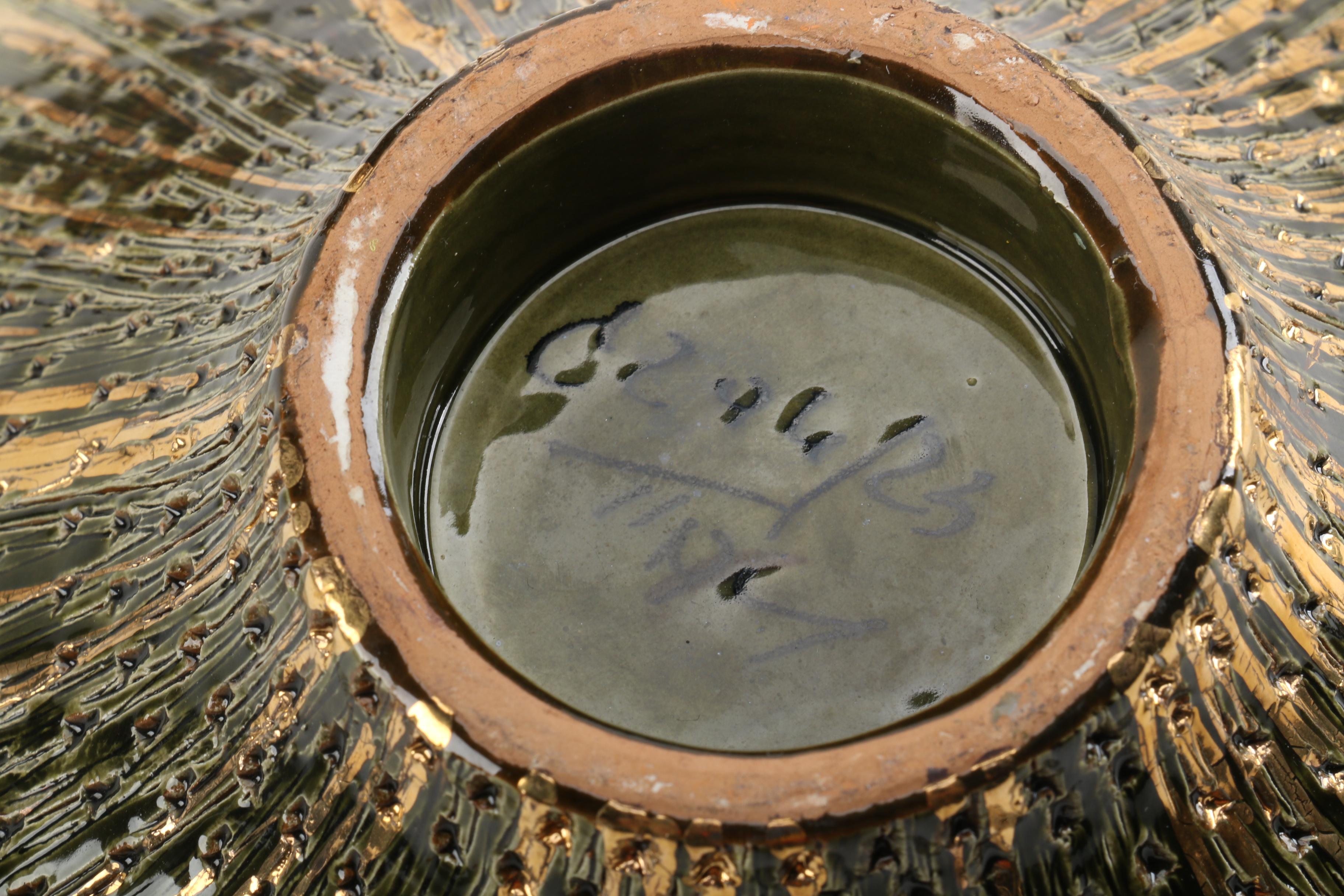 Mid Century Italian Elbee Pottery Vases and Bowl