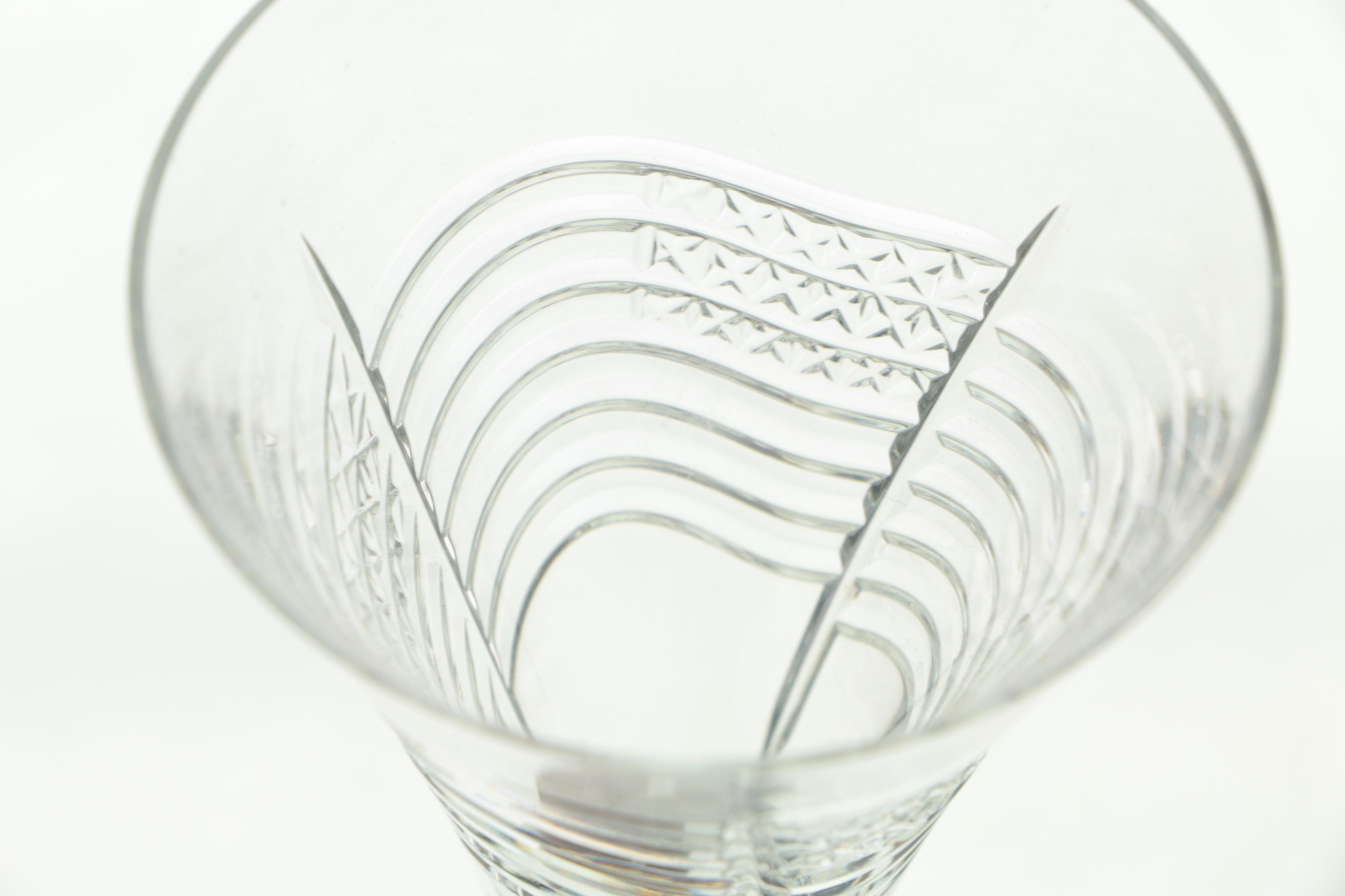 Waterford Crystal "Spirit of America" Toasting Flutes