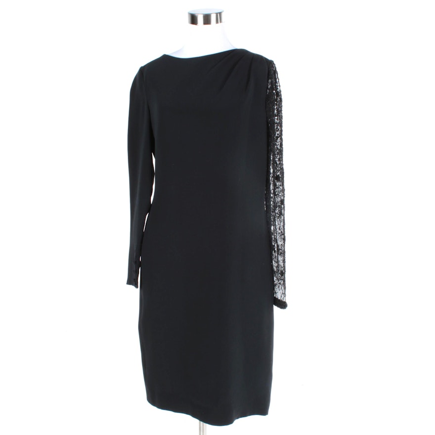 Women's Bill Blass Black Evening Dress