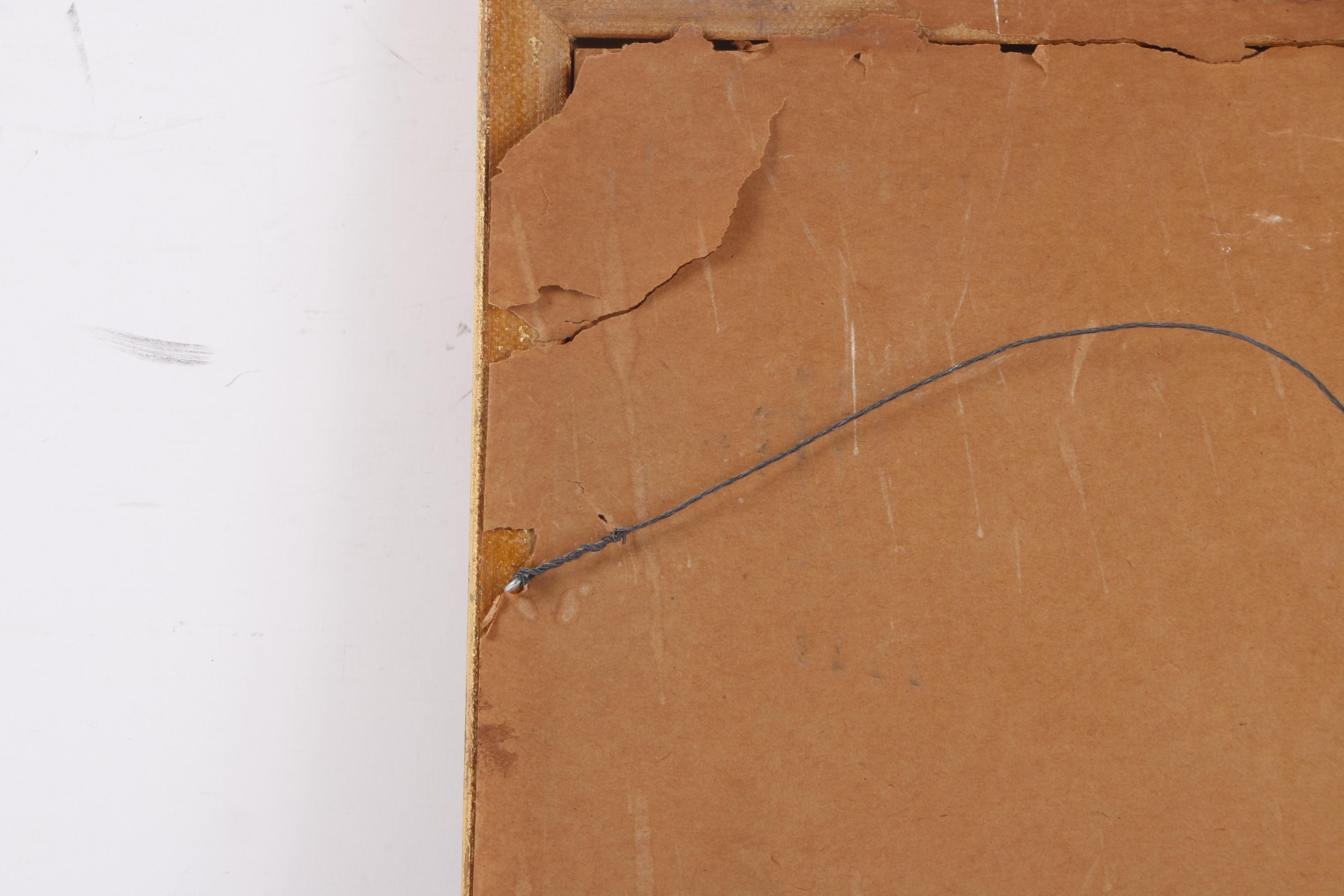 Hand Colored Etching of Street View