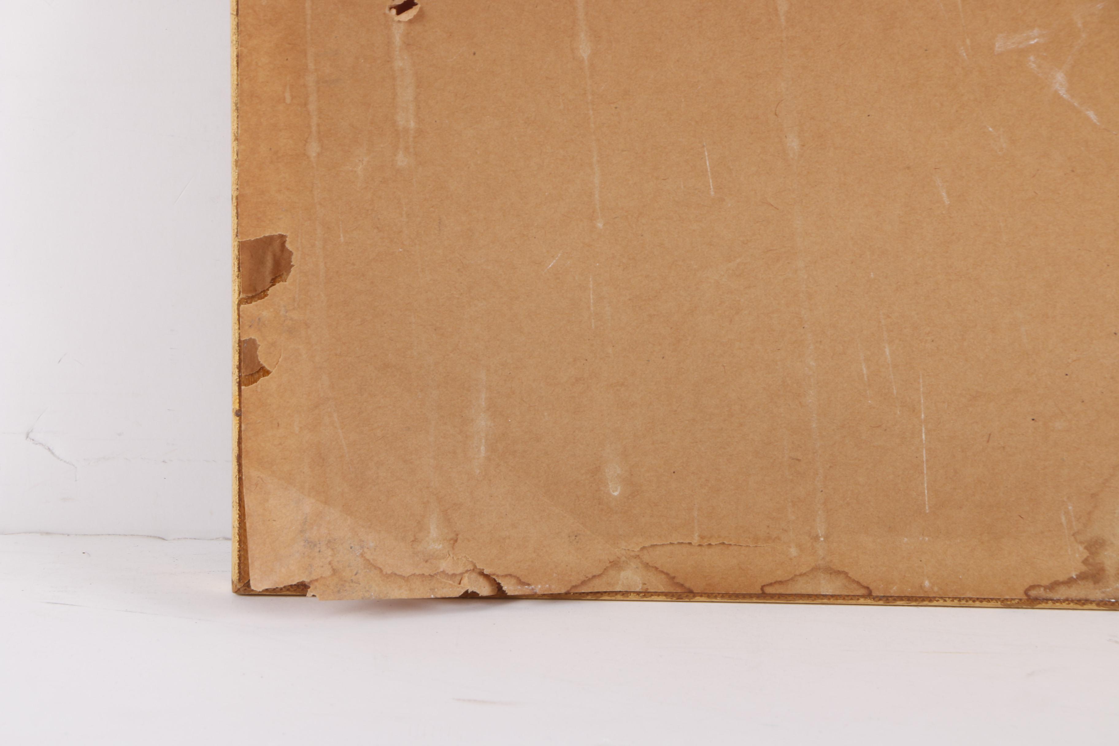 Hand Colored Etching of Street View