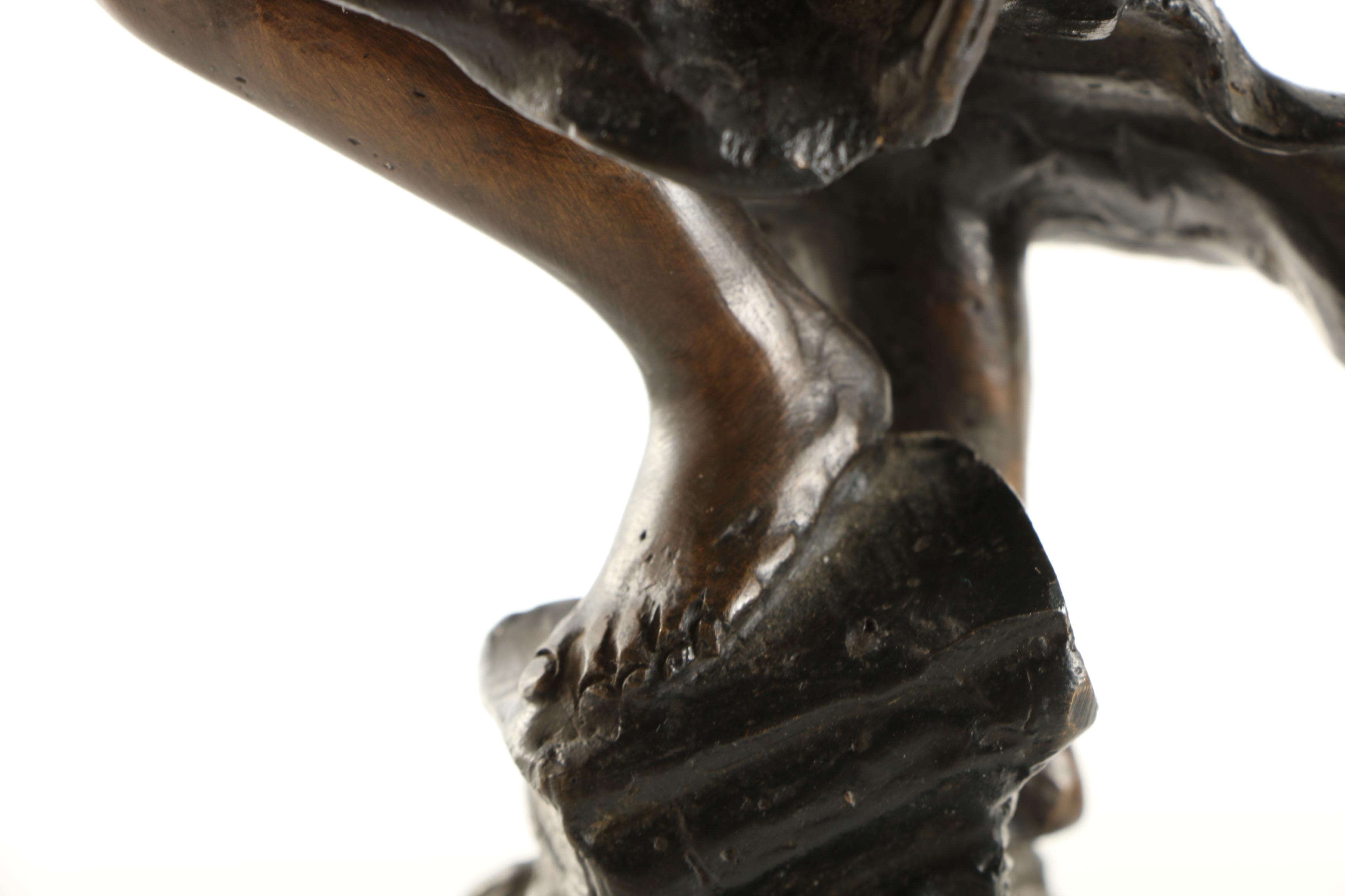 Spelter Sculpture of Lady Justice