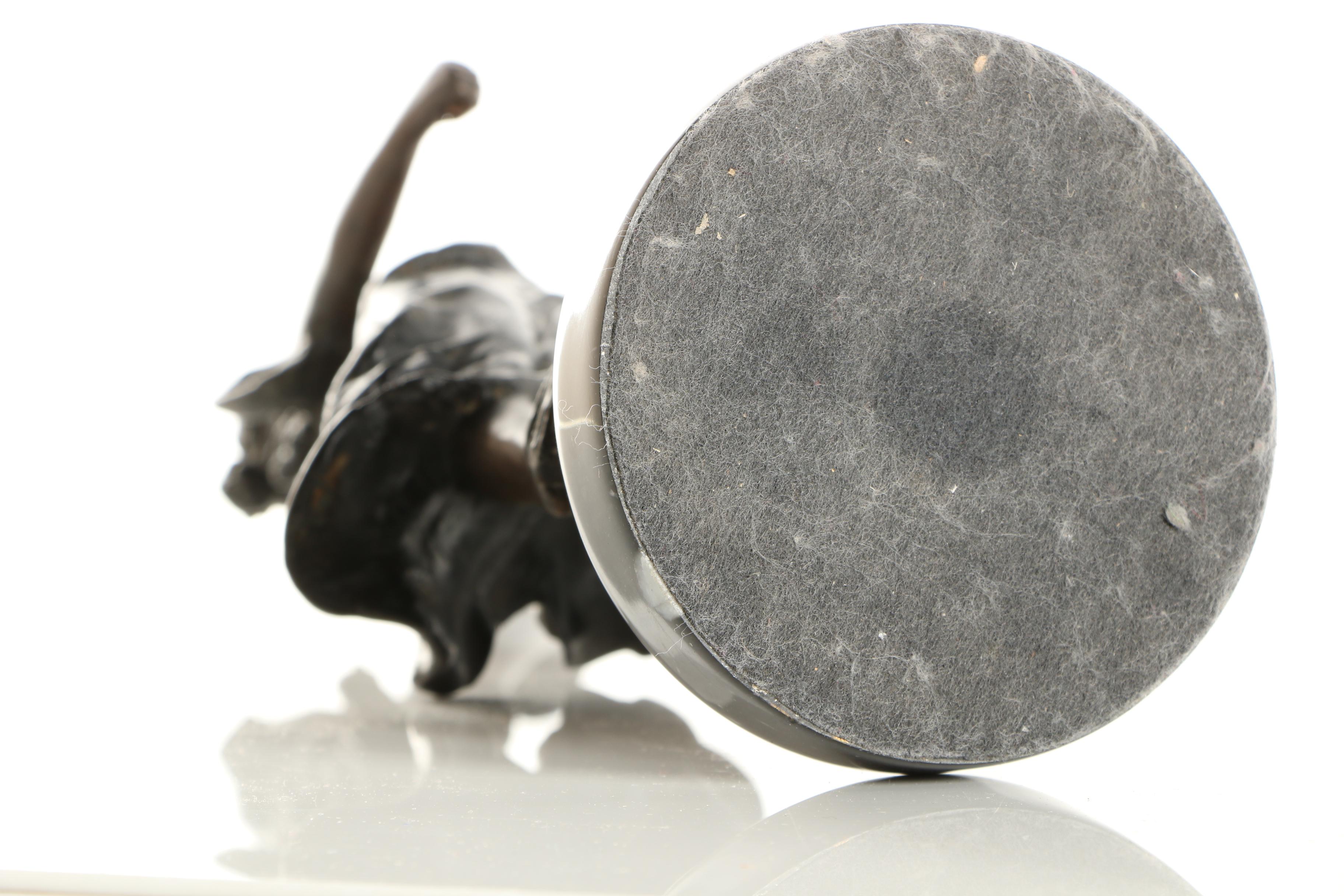 Spelter Sculpture of Lady Justice