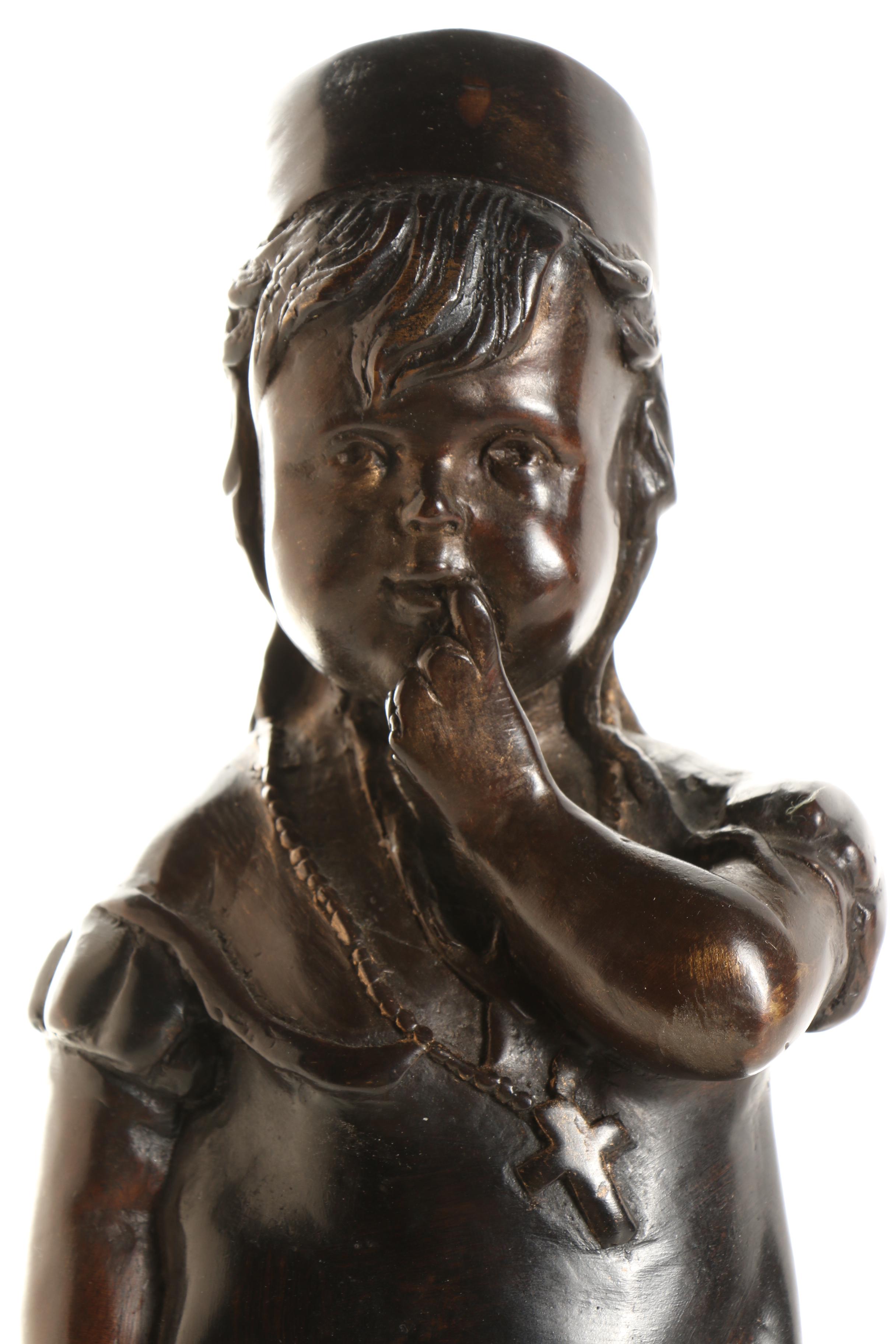 Copper Alloy Sculpture in the Manner of Juan Clara