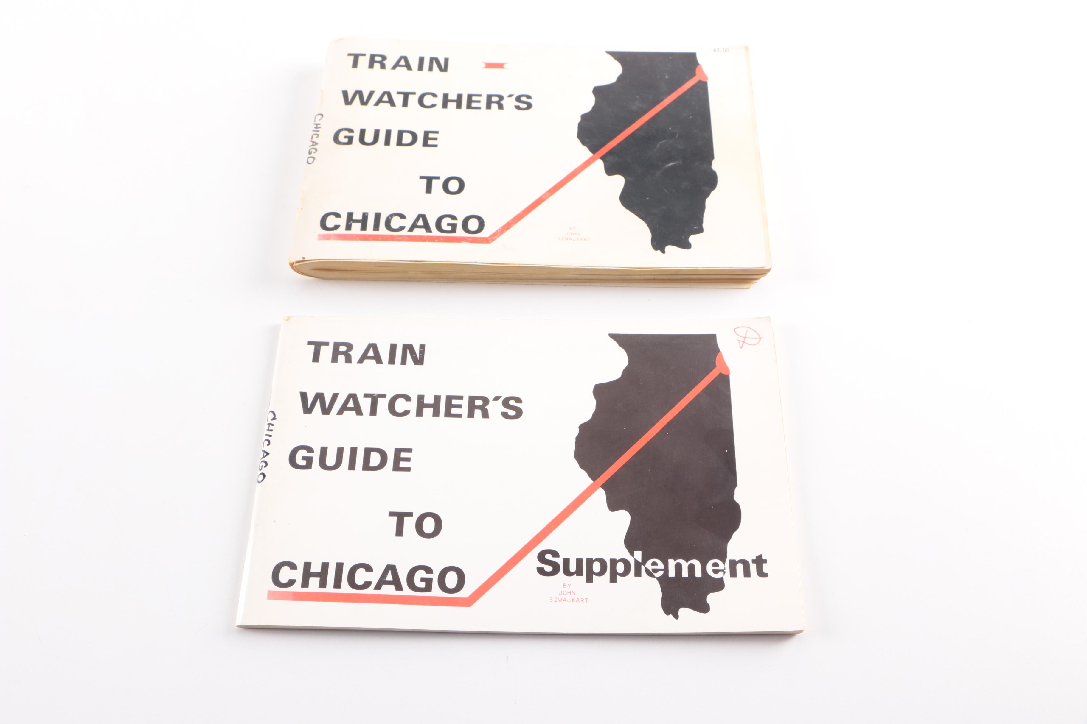 Vintage Books on Trains