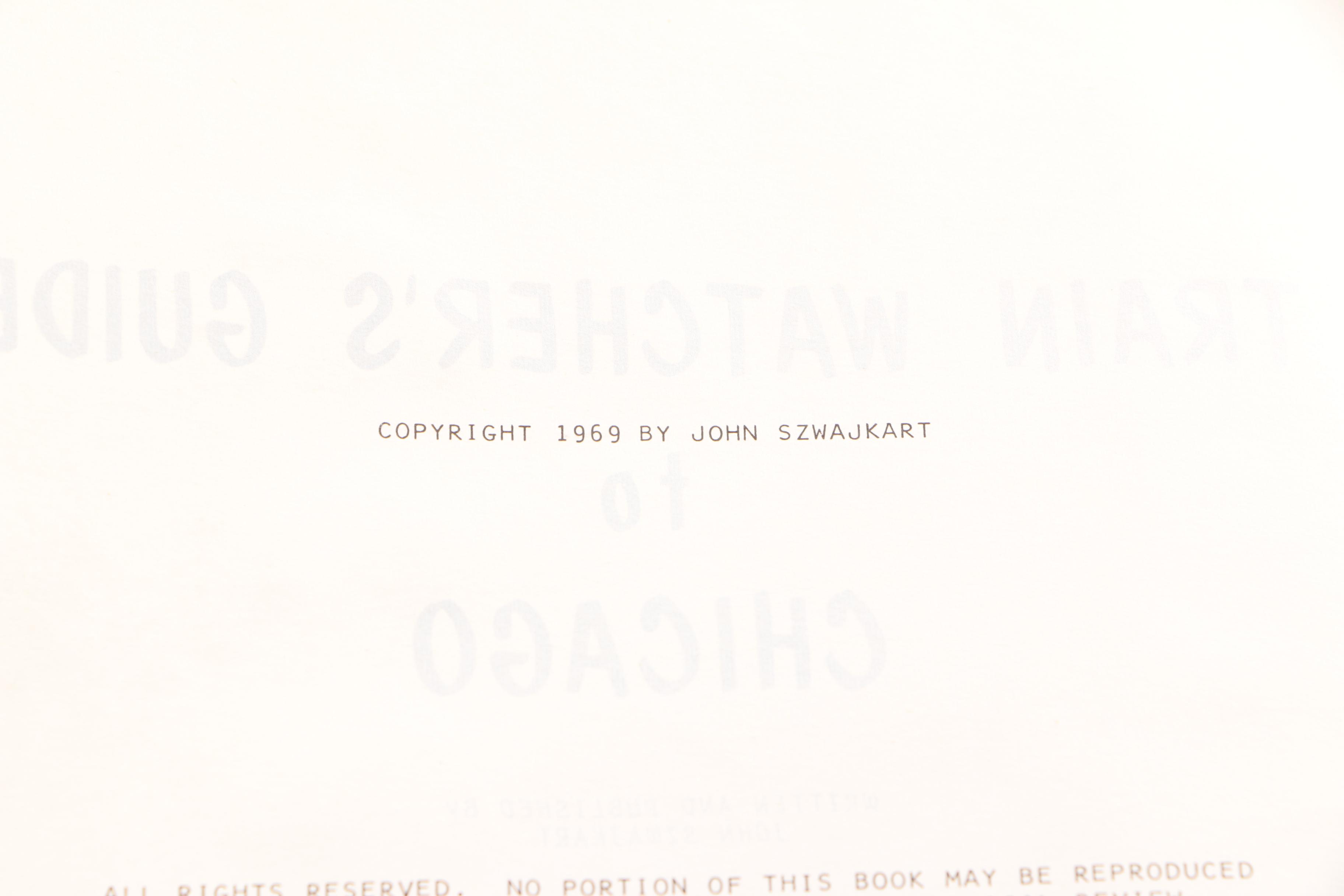 Vintage Books on Trains