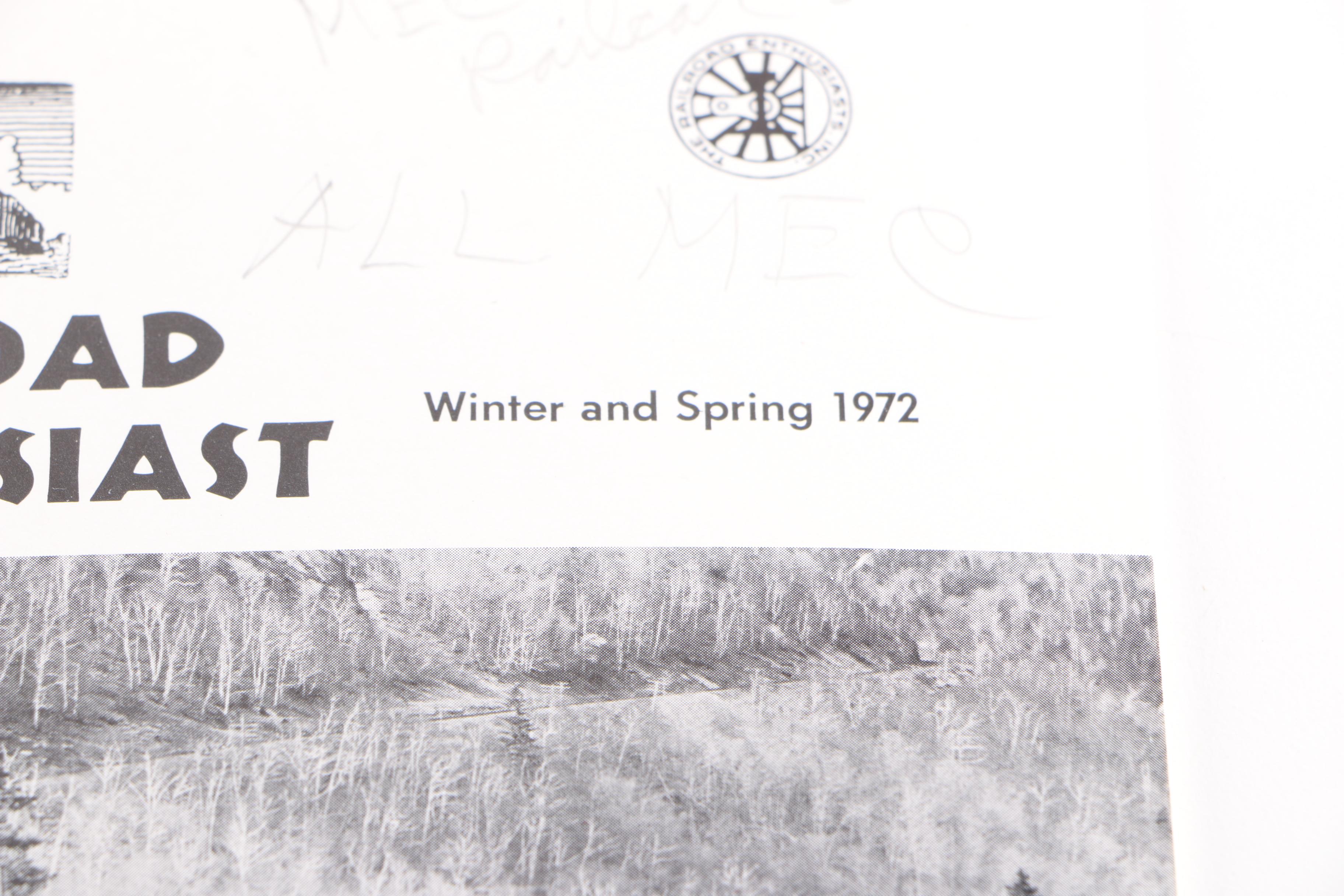 Vintage Books on Trains